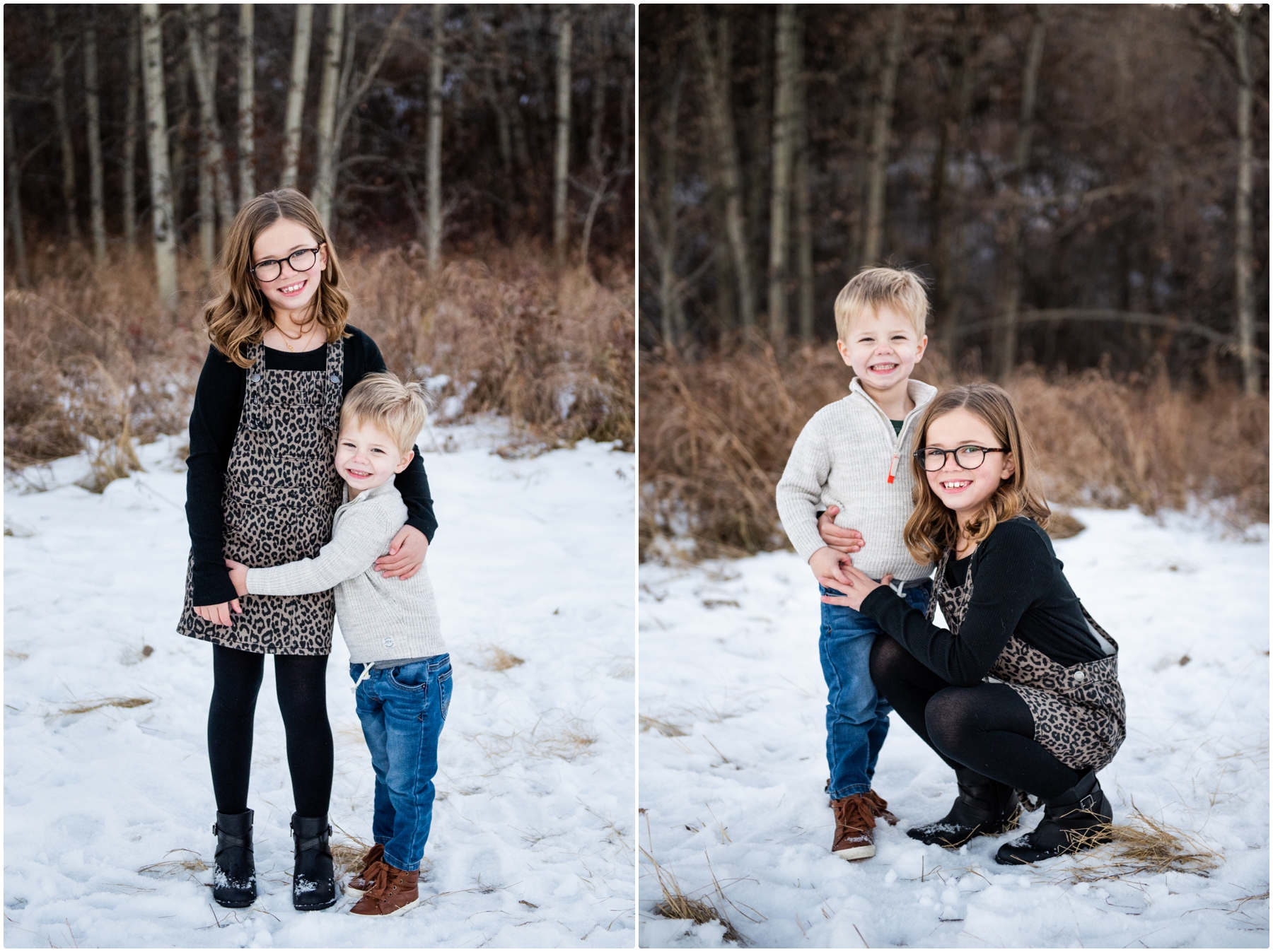 Winter Calgary Family Photos - Edworthy Park