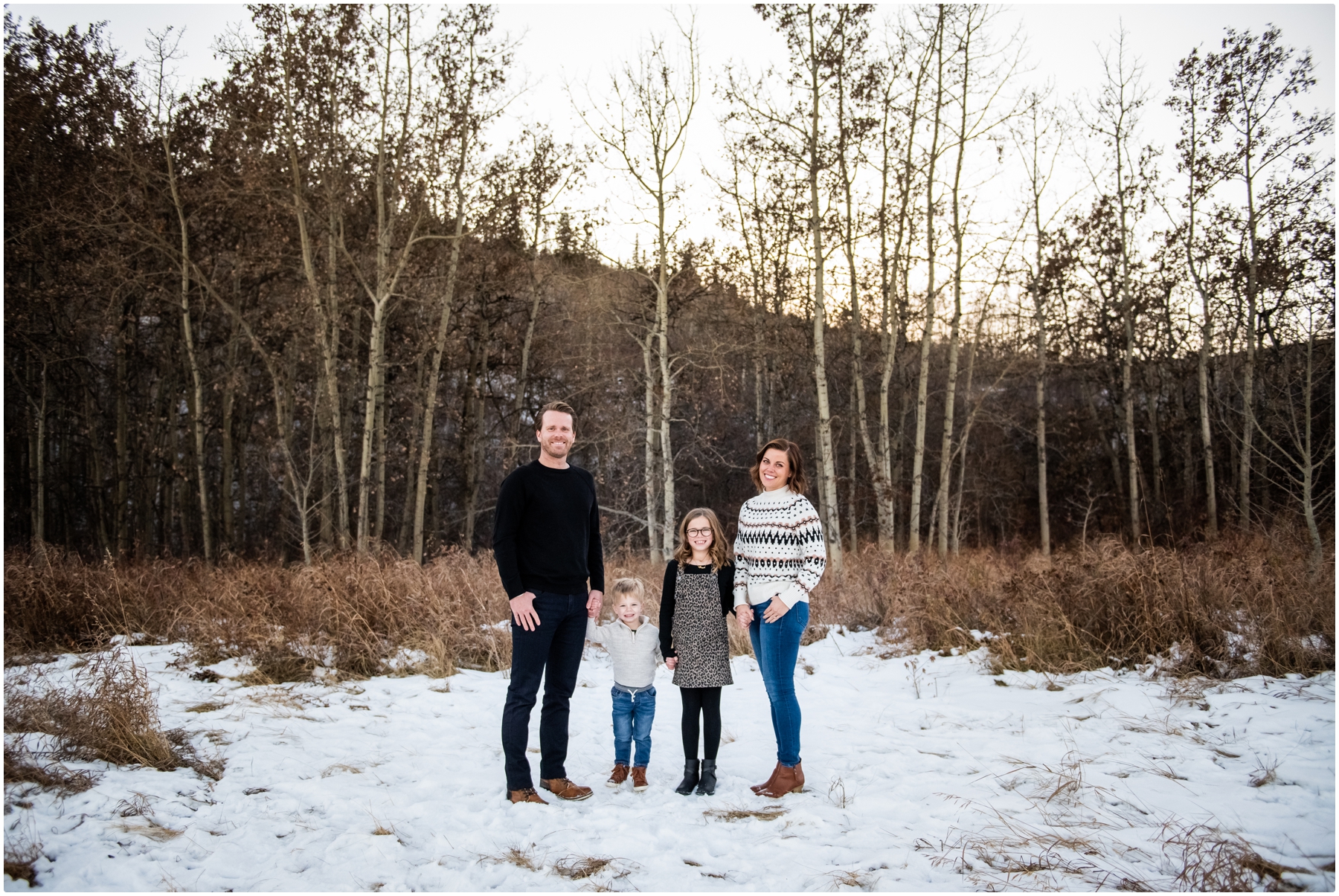 Winter Edworthy Park Family Photos