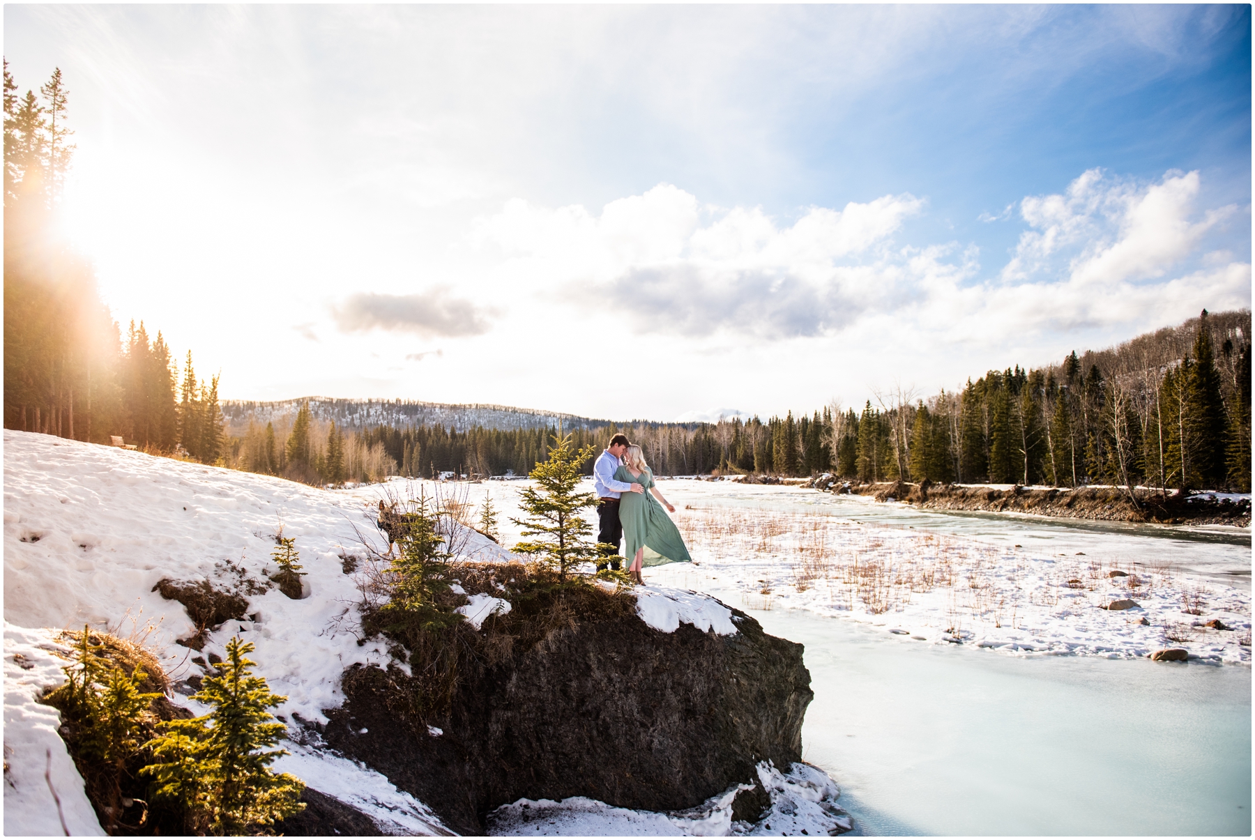 Bragg Creek Provincial Park Maternity Photographer