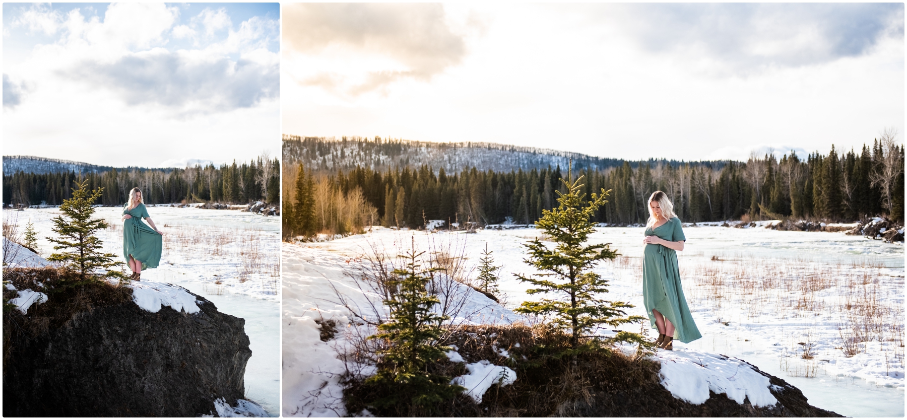 Bragg Creek Provincial Park Maternity Photographers
