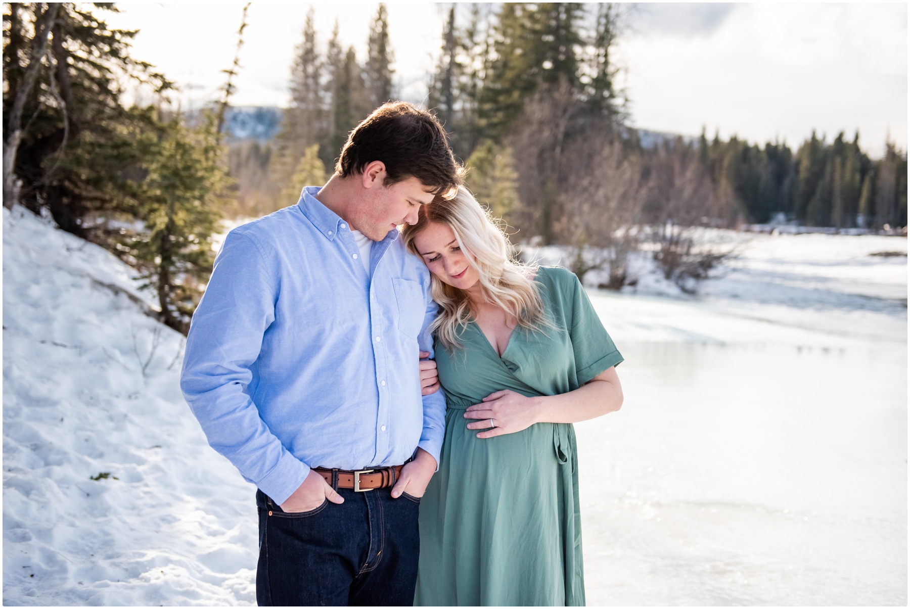Bragg Creek Provincial Park Maternity Photography