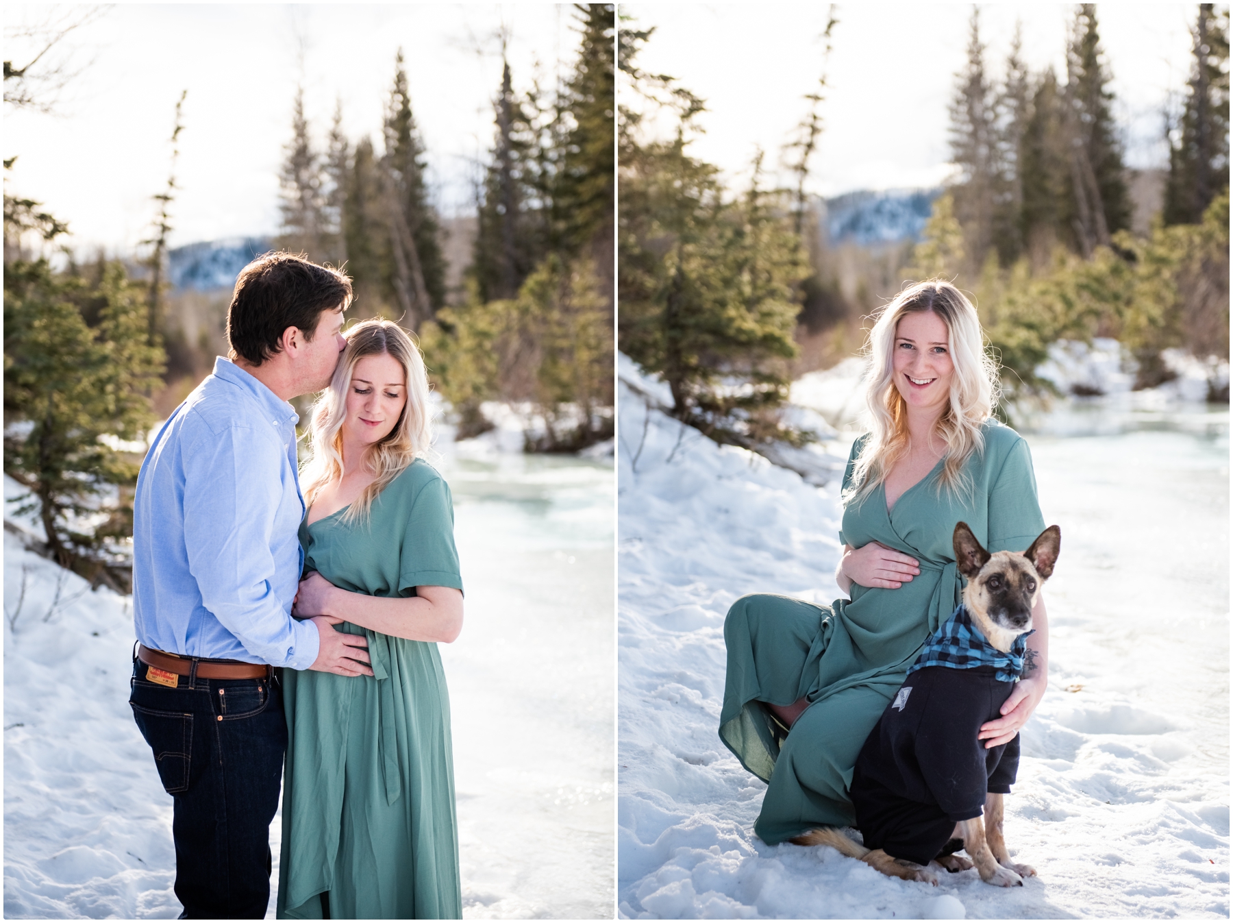 Bragg Creek Provincial Park Maternity Photos