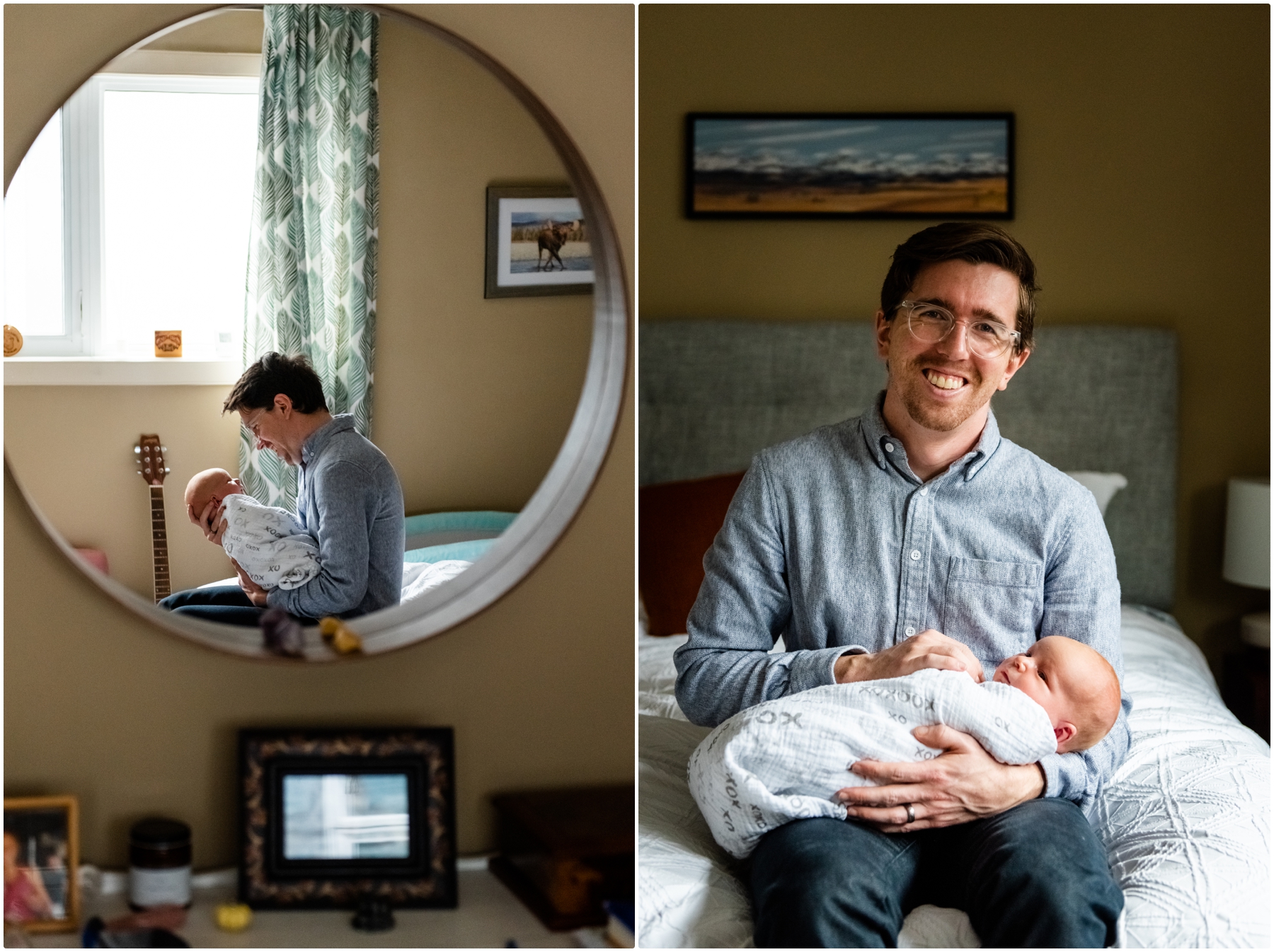 Calgary AB Lifestyle Newborn At Home Photographers