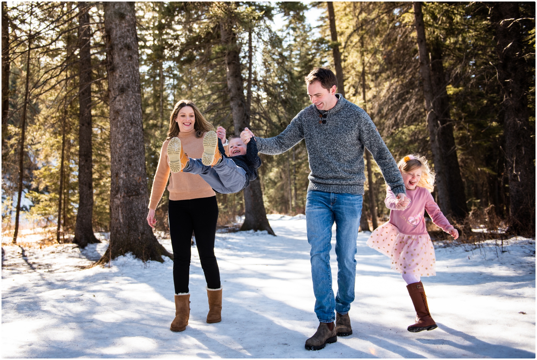 Calgary Alberta Winter Family Photos
