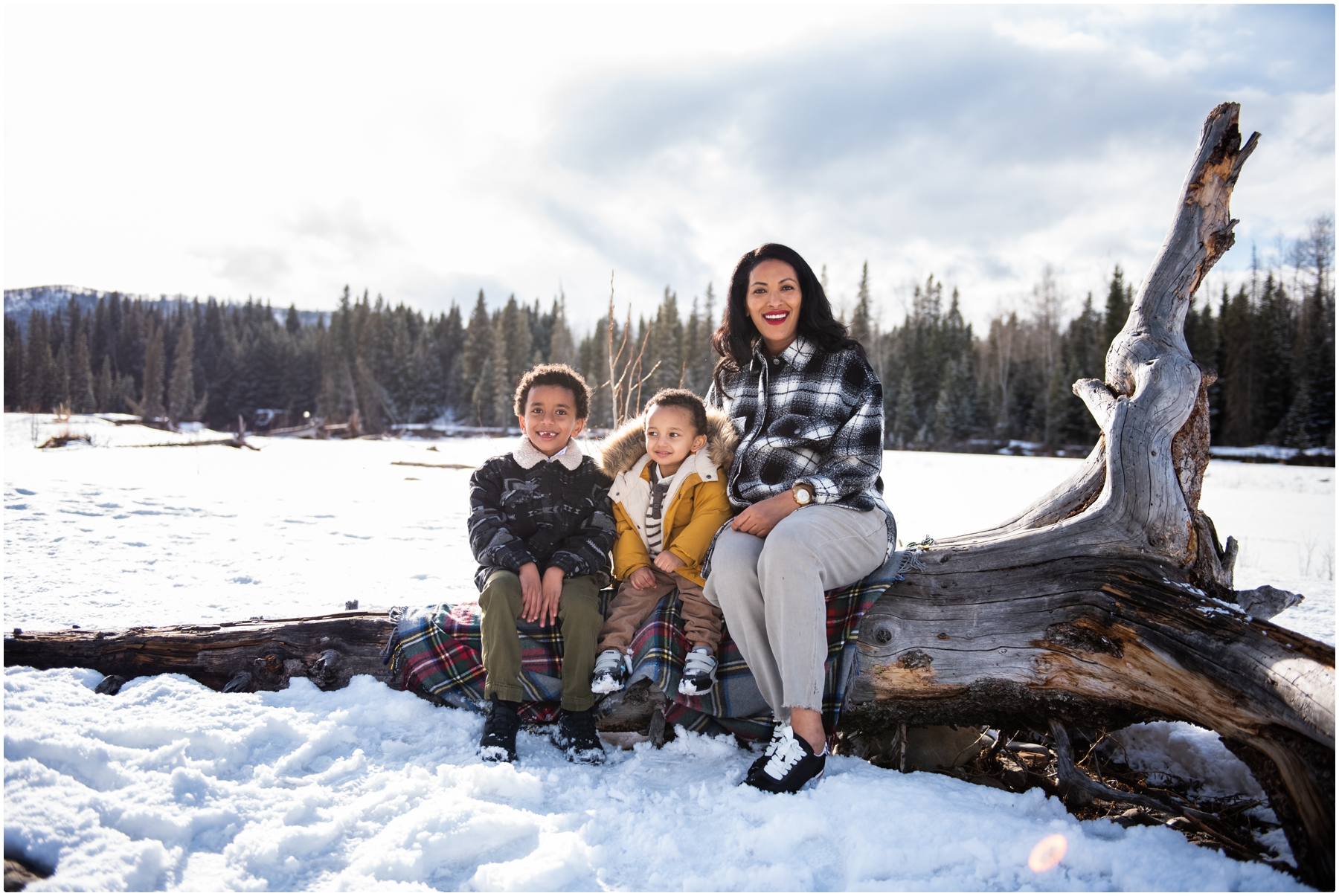 Calgary Maternity Family Session - Bragg Creek