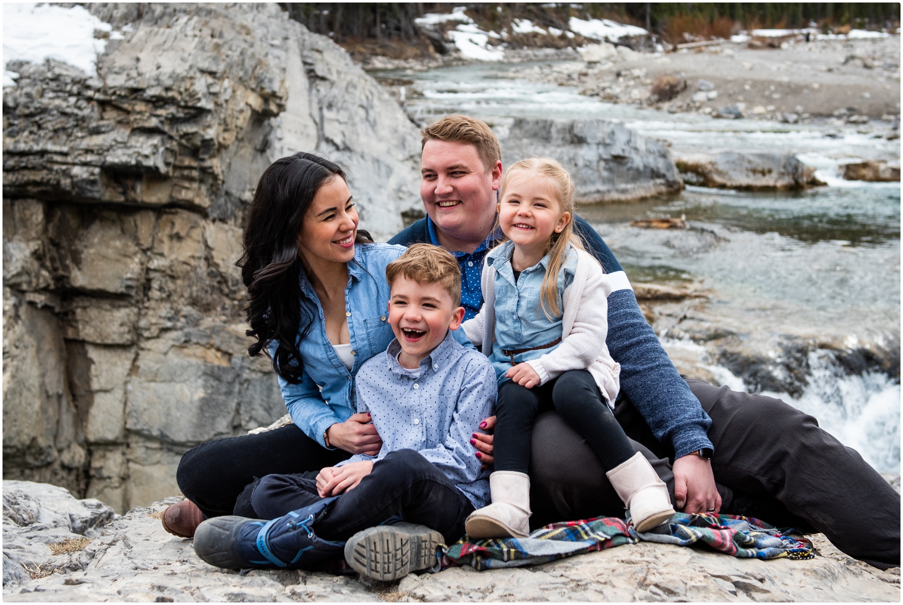 Calgary Family Photographer - Elbow Falls Kananaskis