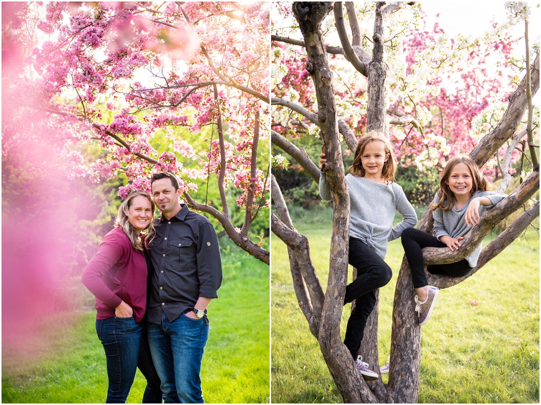 Cherry Blossom Couple Photographer Calgary