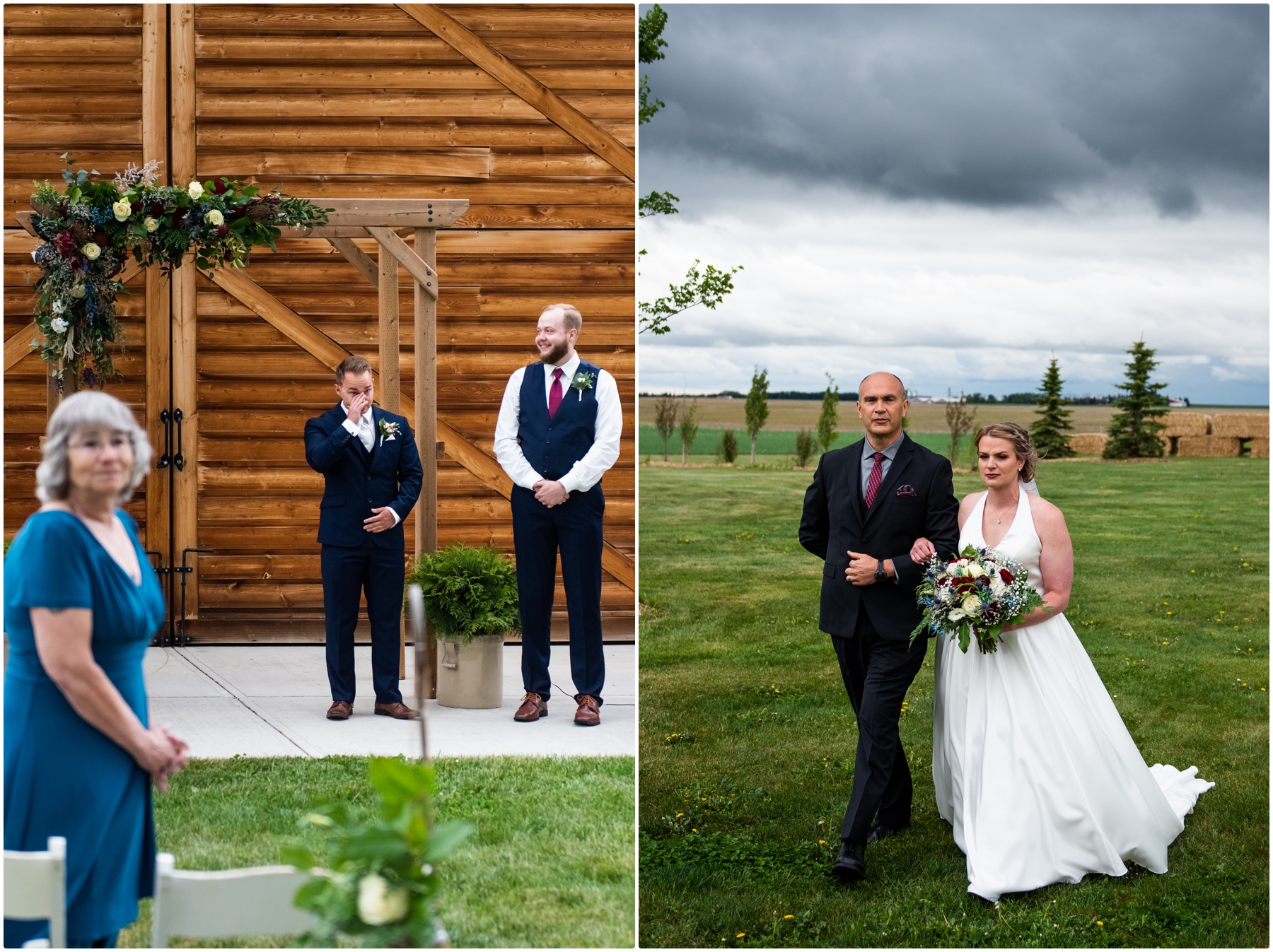 Willow Lane Barn Wedding Ceremony Photographers