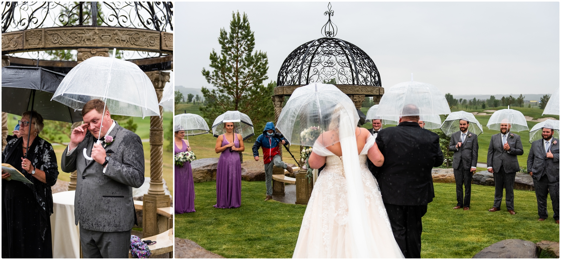 Blue Devil Golf Course Wedding Ceremony Photographers