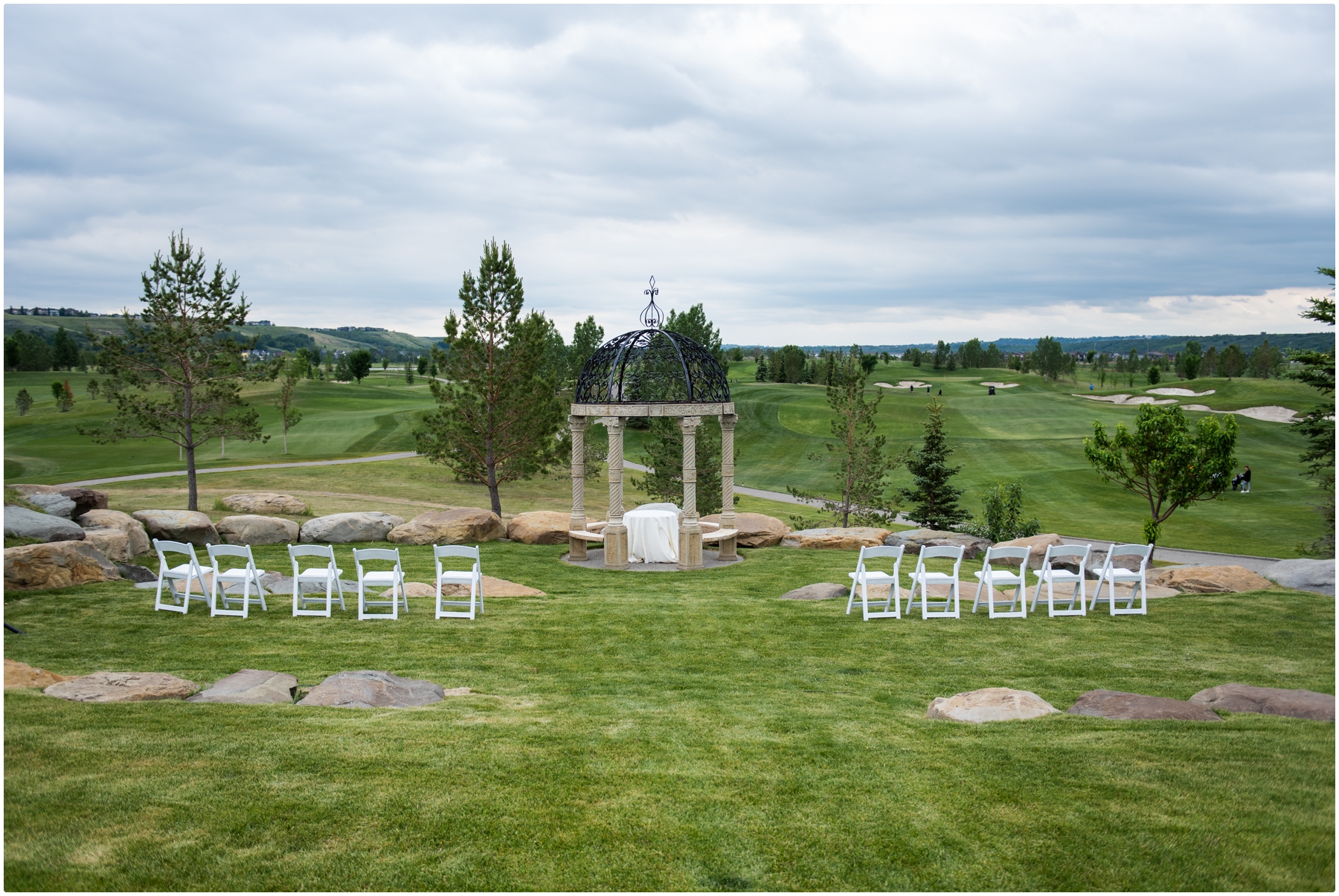 Blue Devil Golf Course Wedding Ceremony