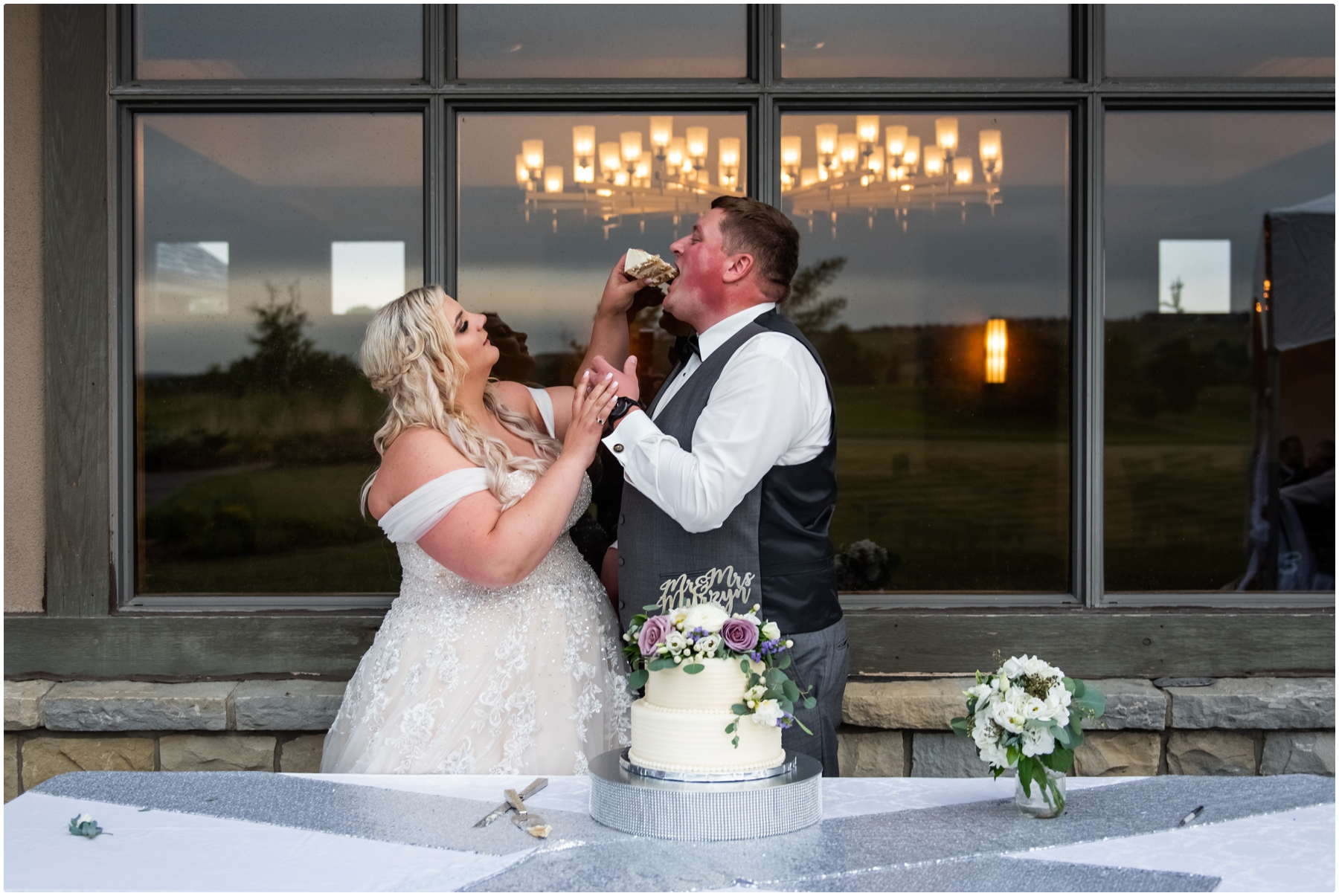 Blue Devil Golf Course Wedding Reception Photos