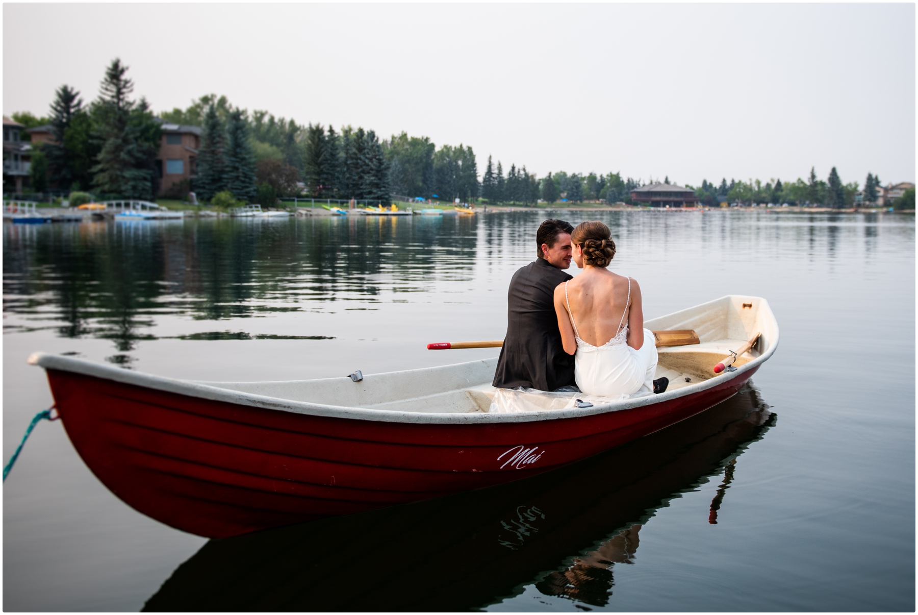 Calgary Lake Wedding Photography