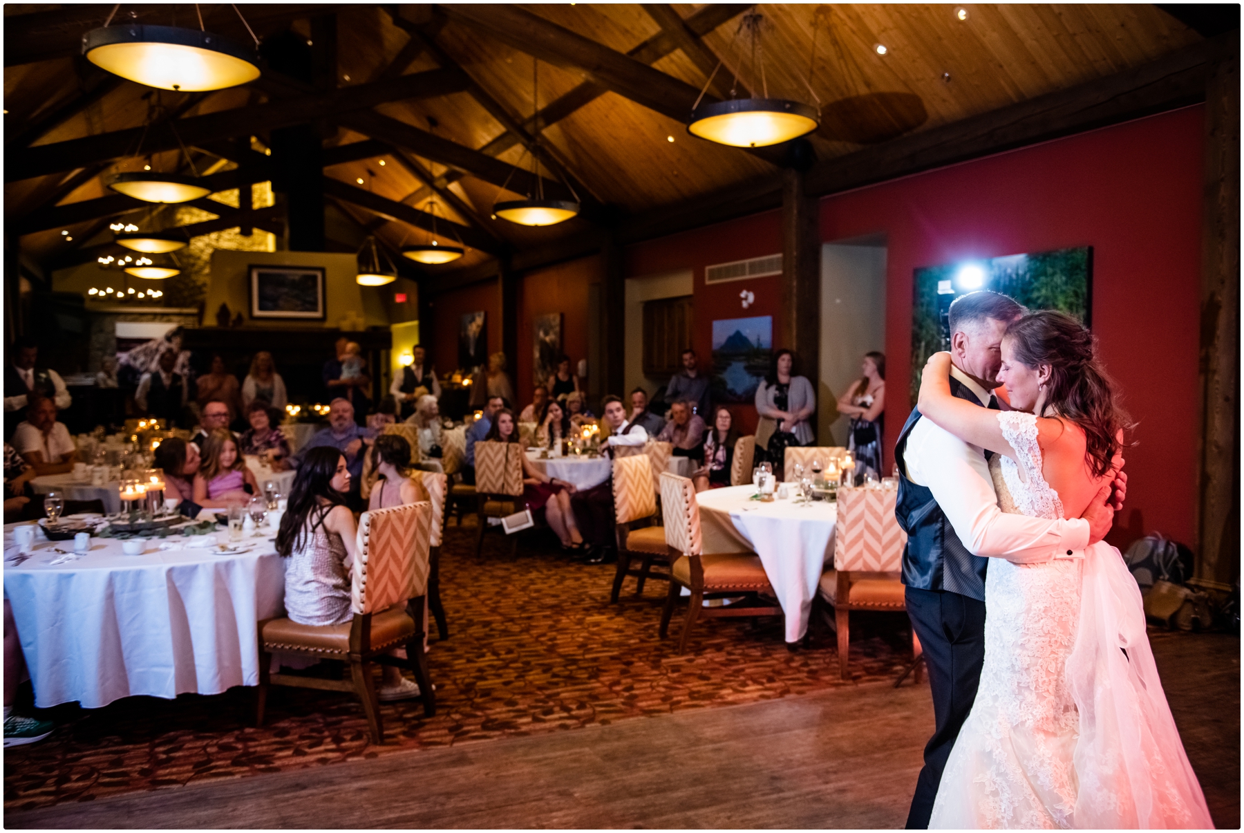 Rocky Mountain Wedding Reception Photographer