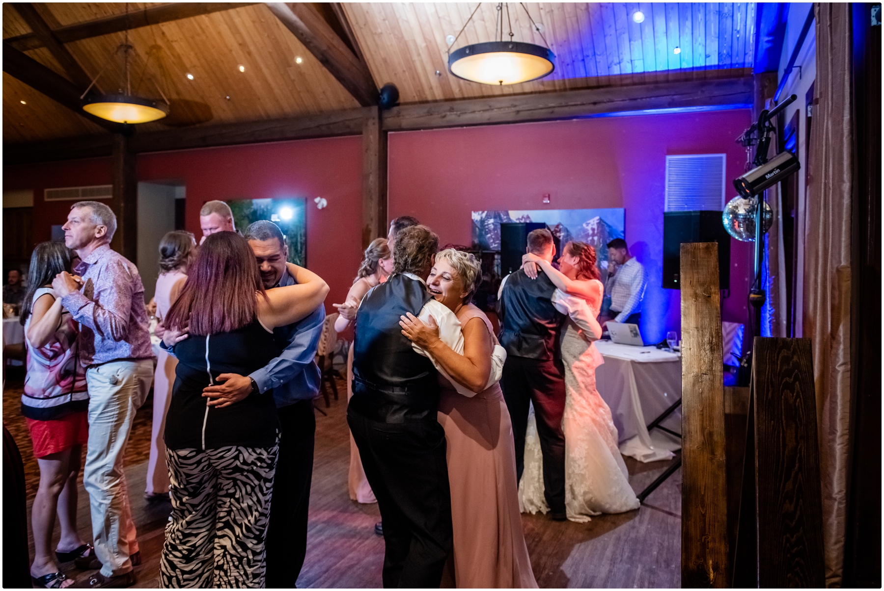 Rocky Mountain Wedding Reception Photography - Dance Party