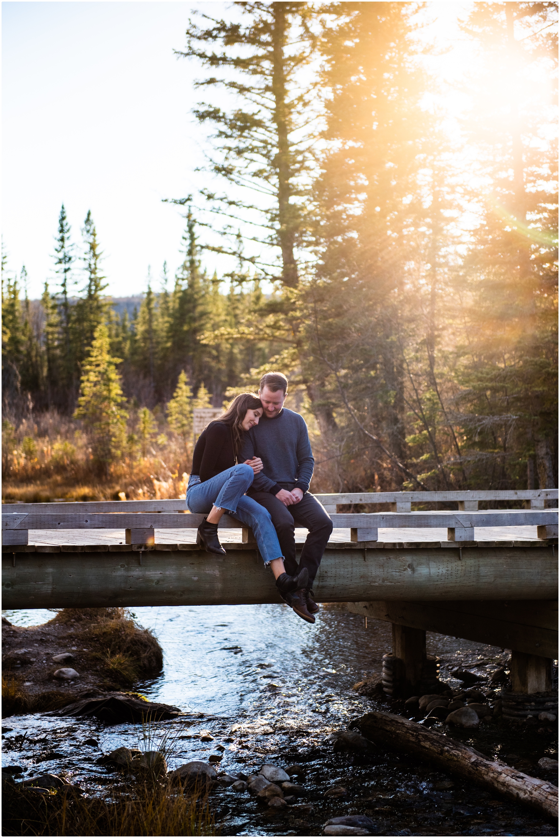 Fall Griffith Woods Engagement Photography