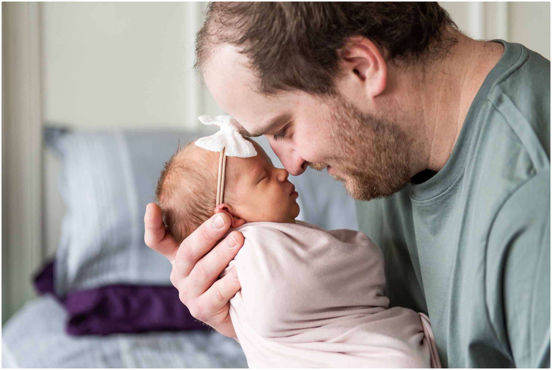 Calgary AB At Home Family Newborn Photos