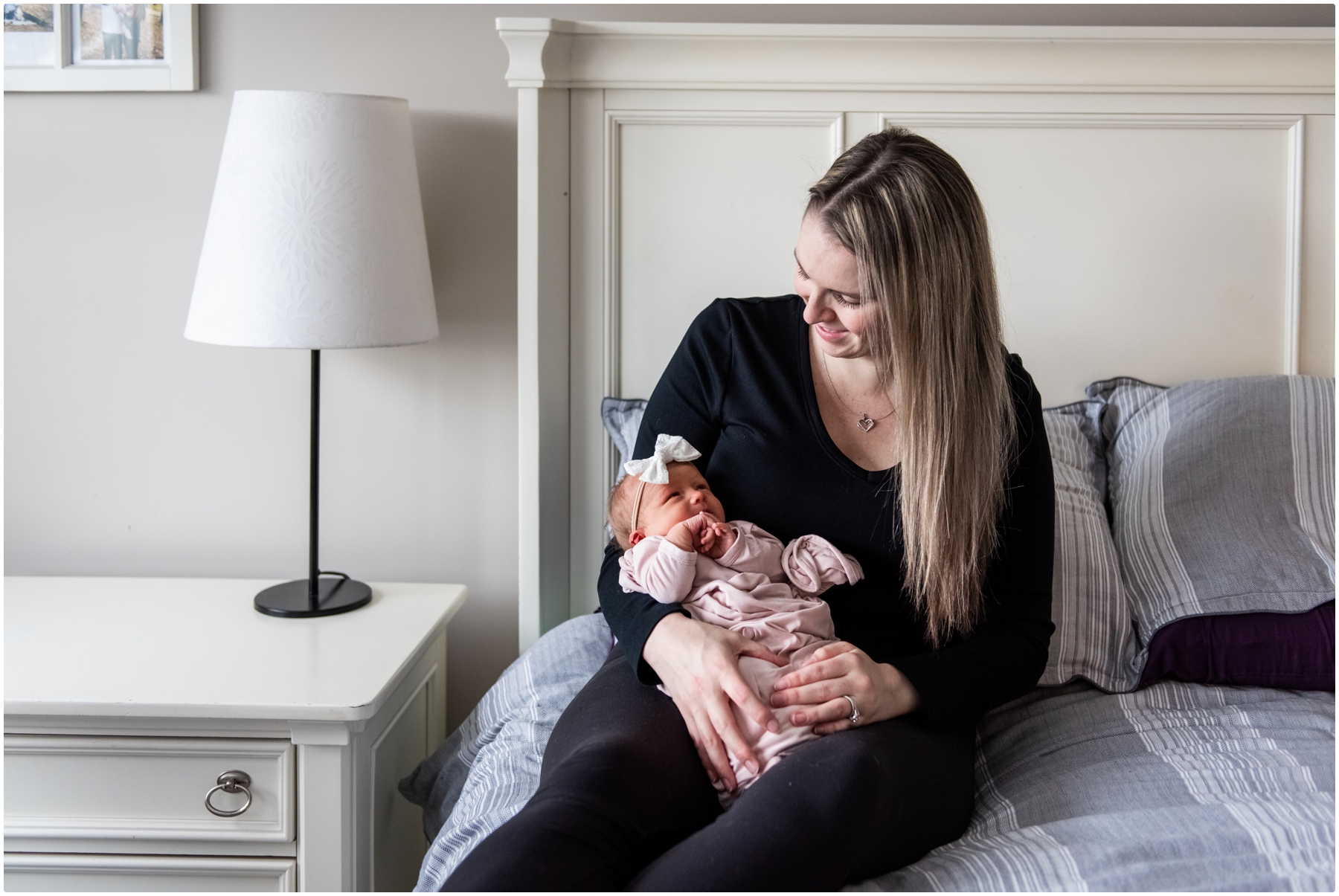 Calgary In Home Family Newborn Session