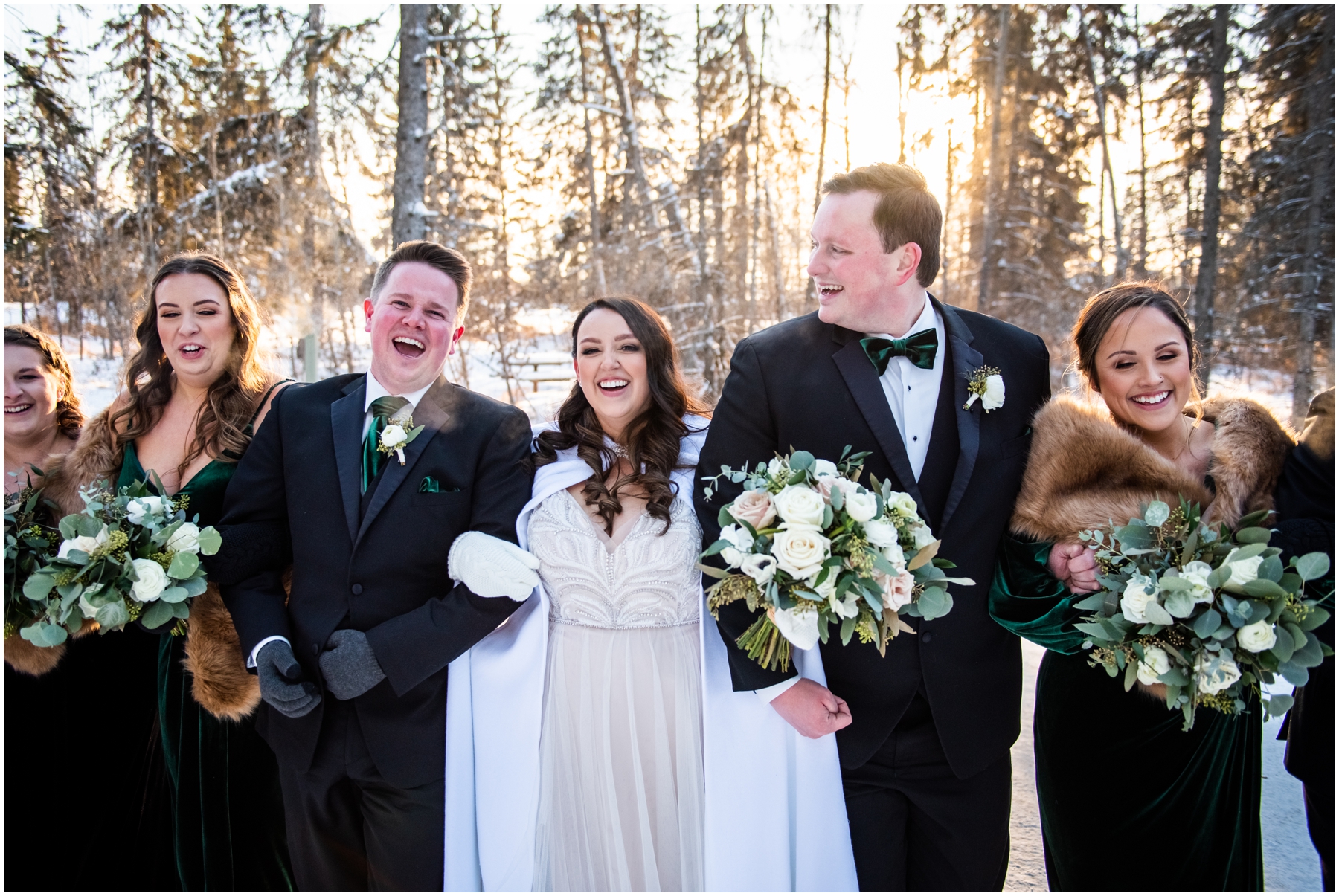 Winter Wedding Photography - Red Deer Alberta