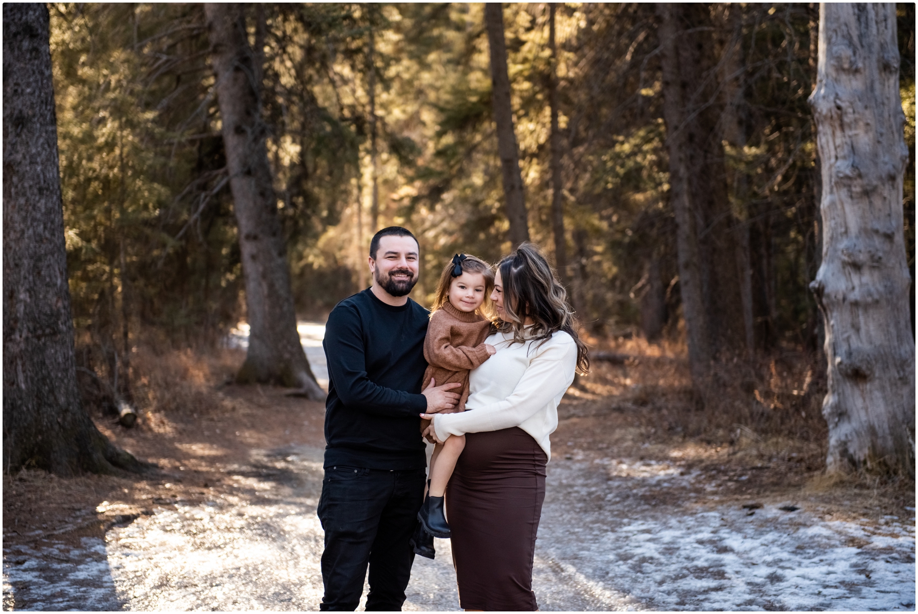 Calgary Spring Forest Maternity Session