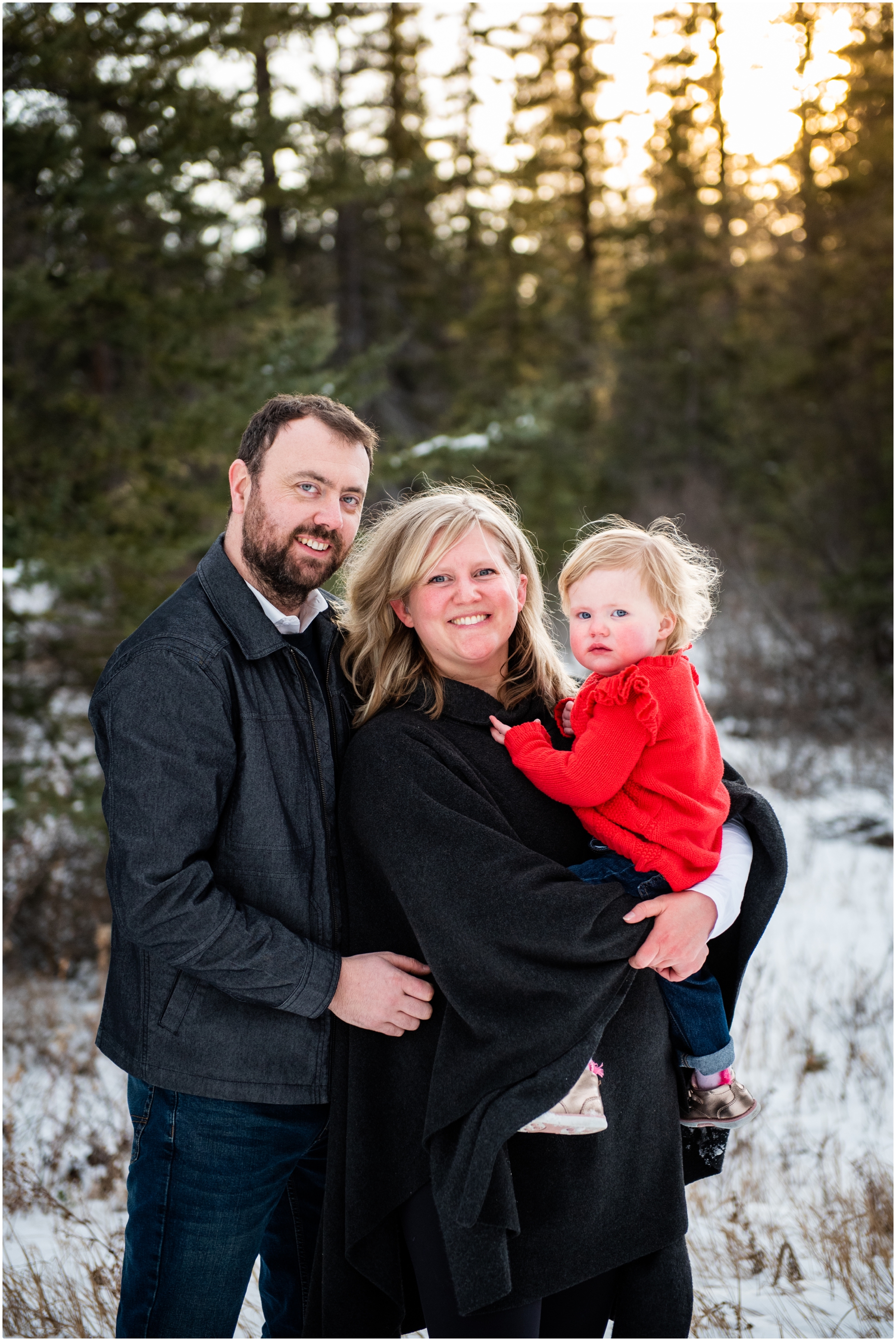Calgary Winter Forest Family Photos