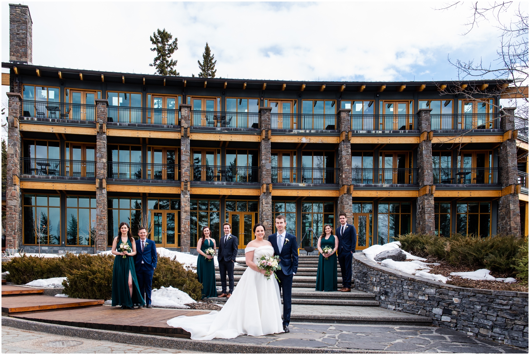 Azuridge Estate Hotel Wedding Party Photos- Calgary Wedding Photographers