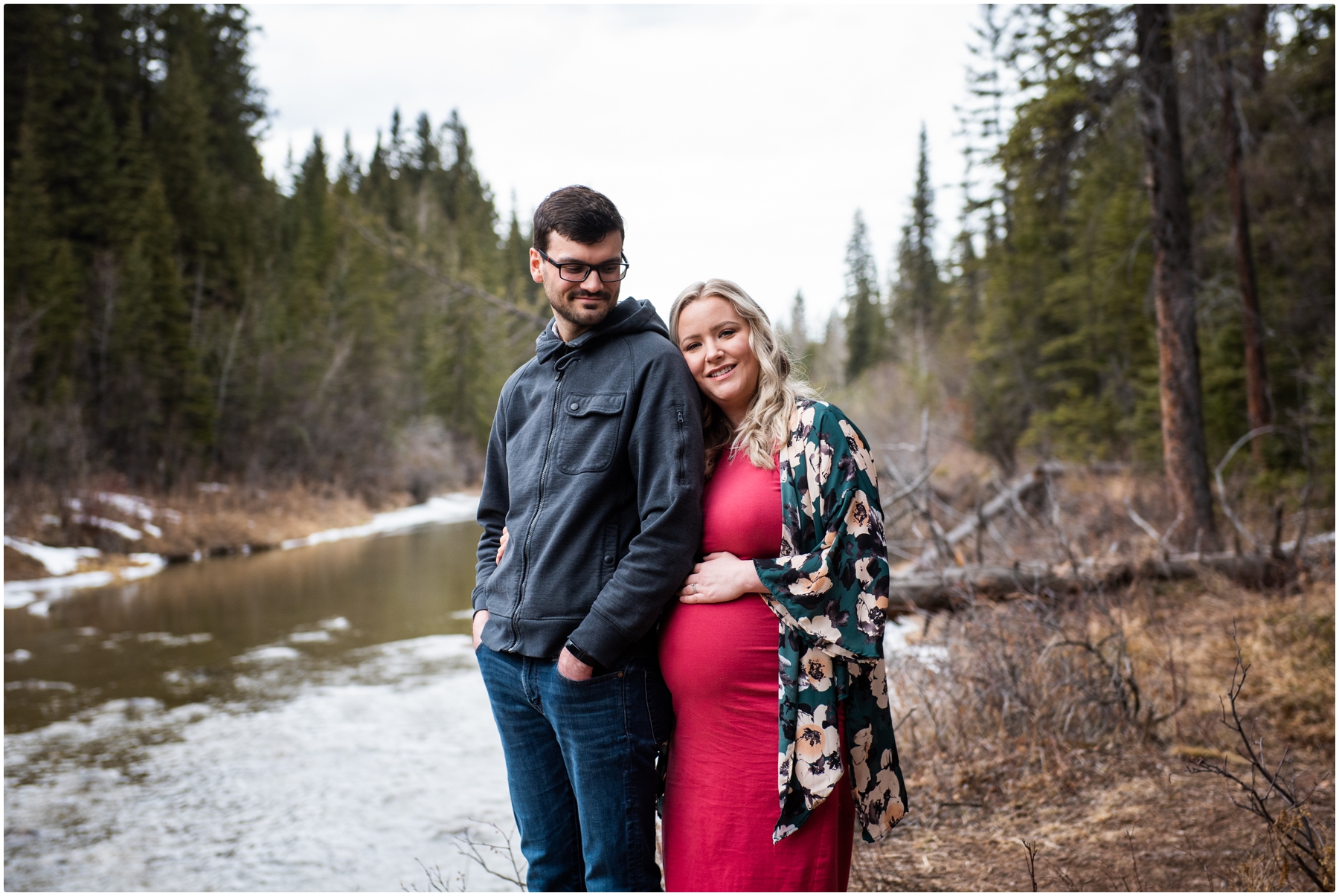 Spring Calgary Maternity Photography