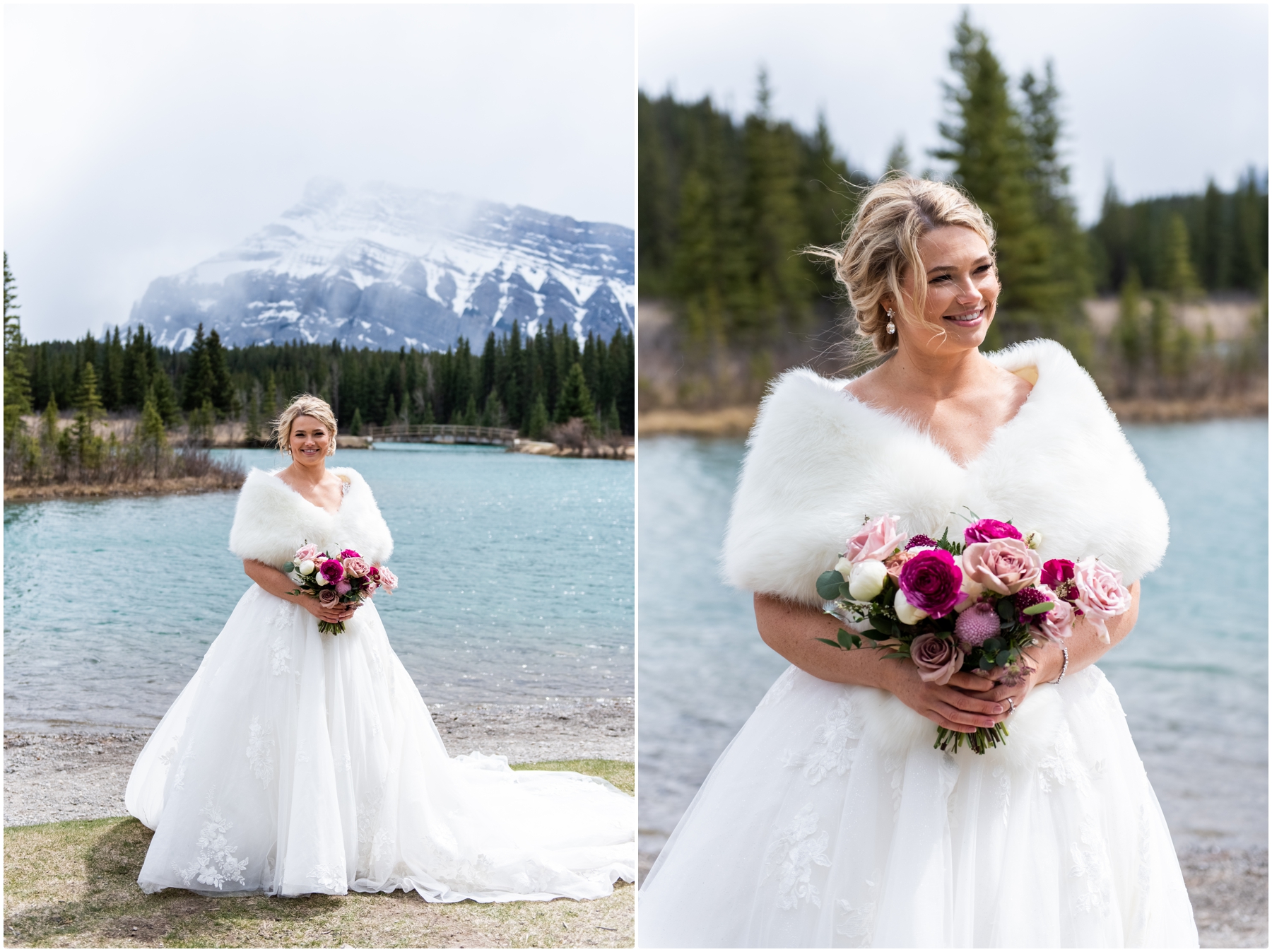 Banff AB Spring Wedding Photos