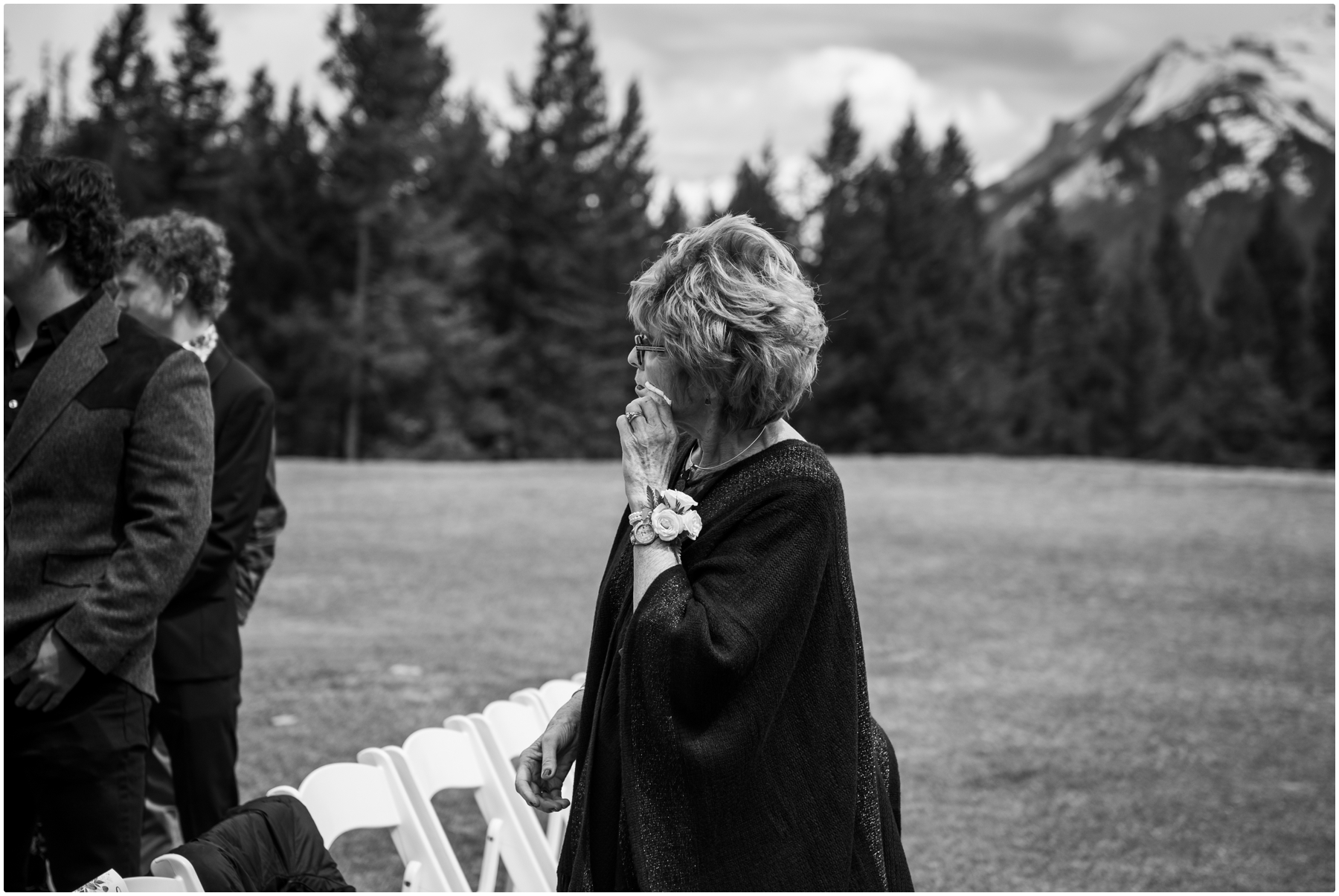 Banff Tunnel Mountain Reservoir Wedding Ceremony Photographer
