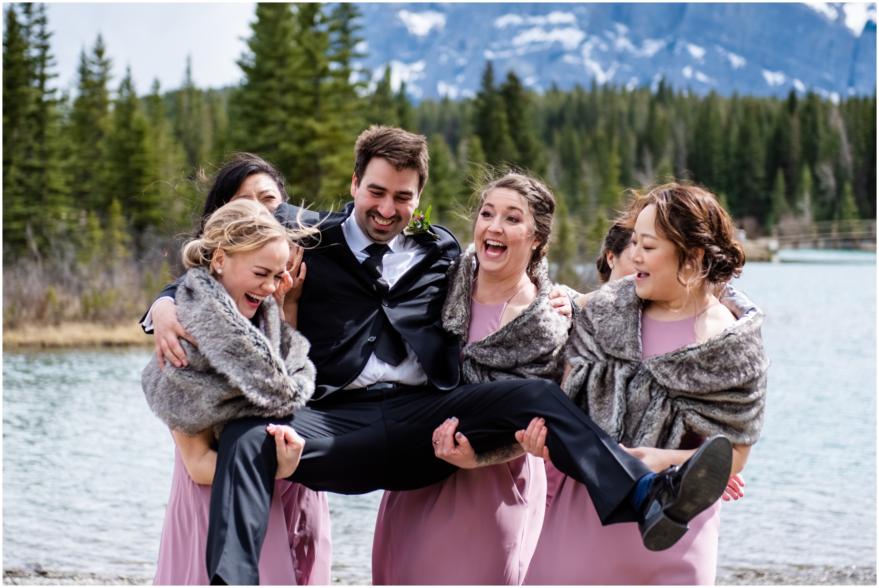 Wedding Party Photographer- Banff.