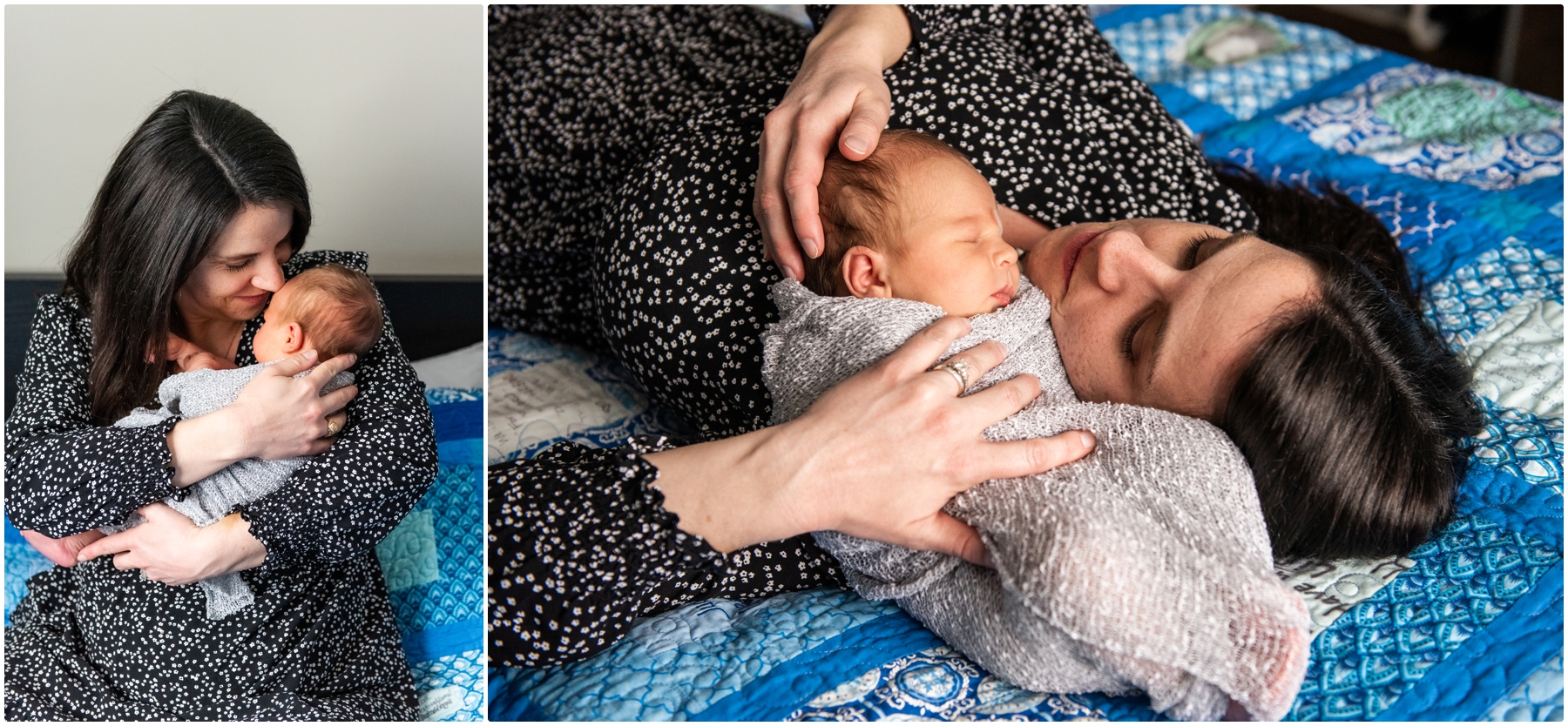 At Home Lifestyle Newborn Photographer Calgary