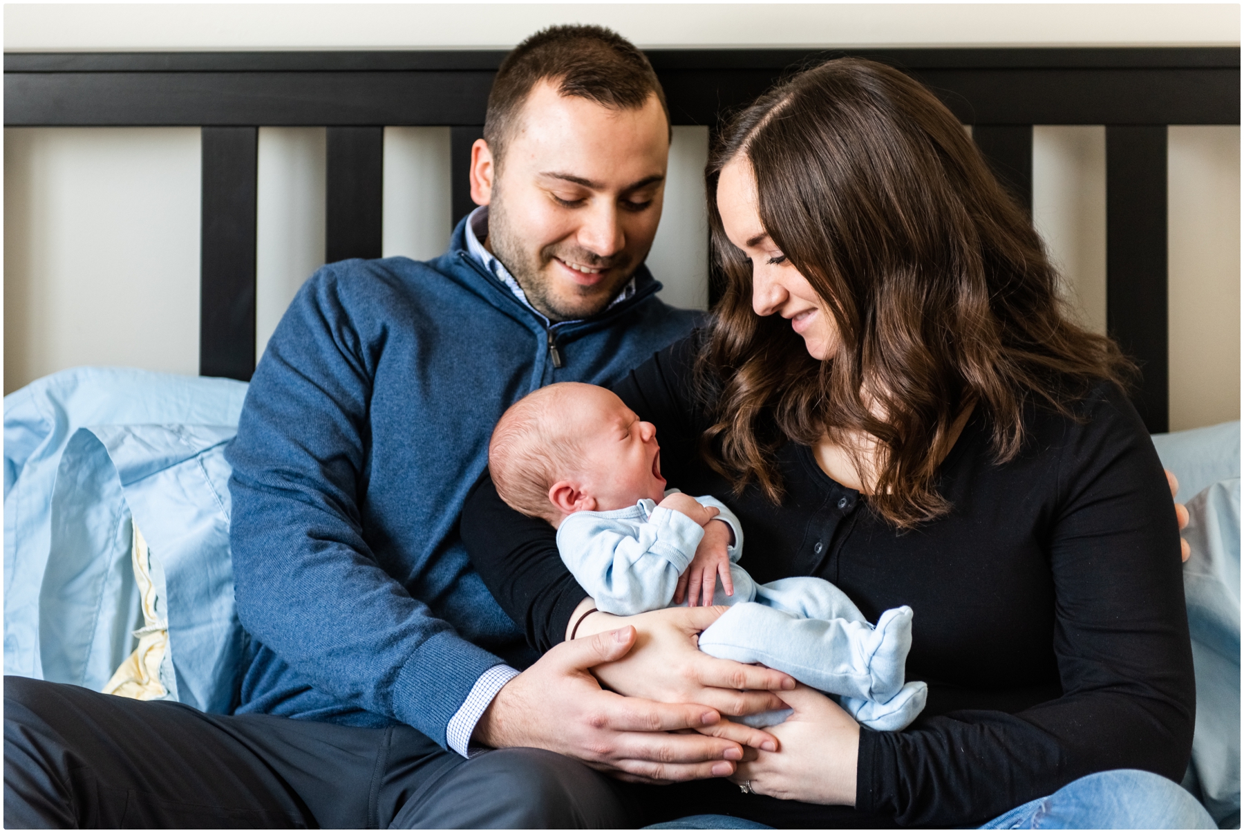 Calgary In Home Lifestyle Newborn Photography Session