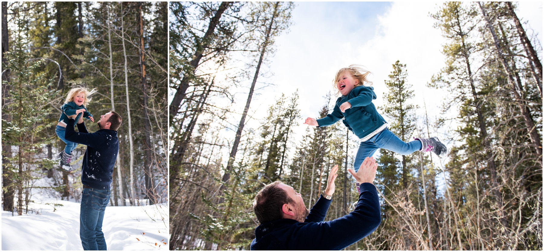 Calgary Winter Forest Family Photographer