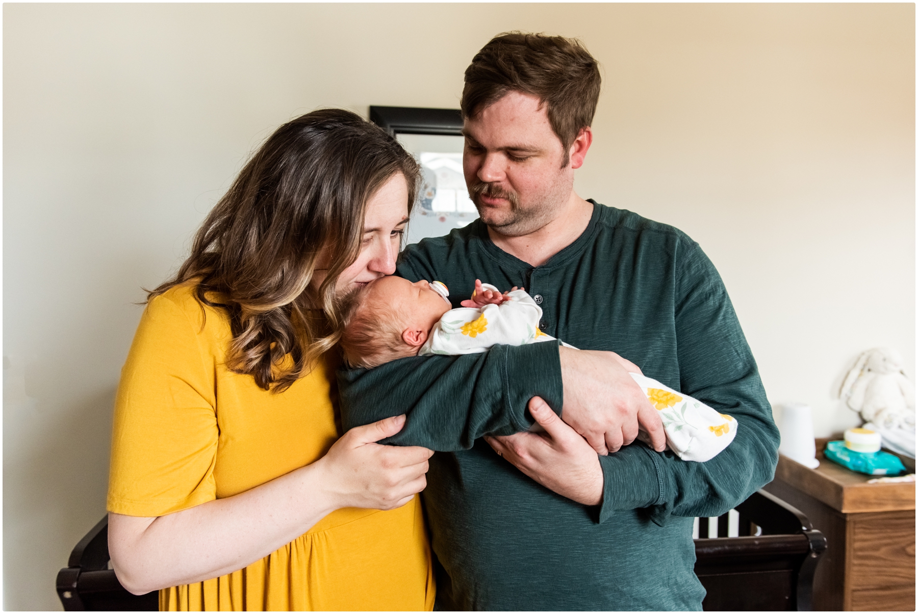 Calgary Family Lifestyle At Home Newborn Photos