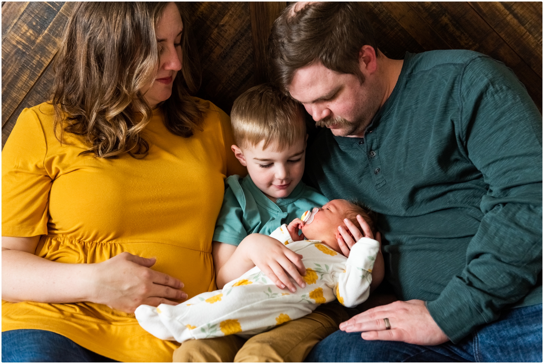 Calgary Family Lifestyle At Home Newborn Session