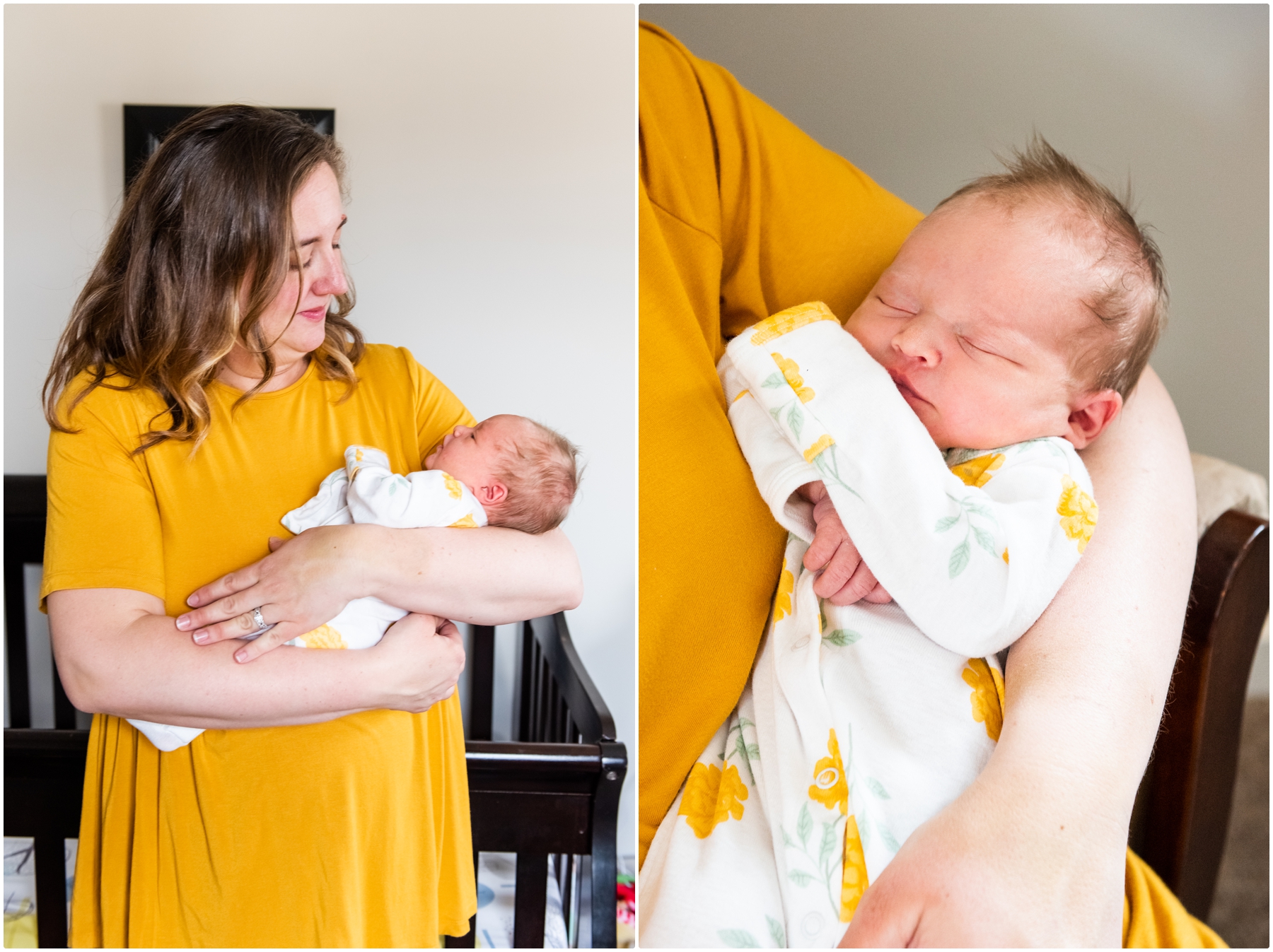 Mom & Daughter Newborn Photography Calgary