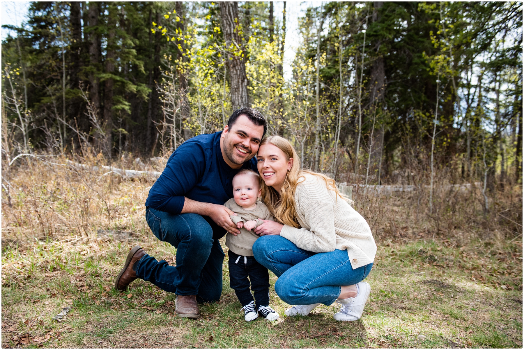 Calgary Spring Family Photography Session Fish Creek Park
