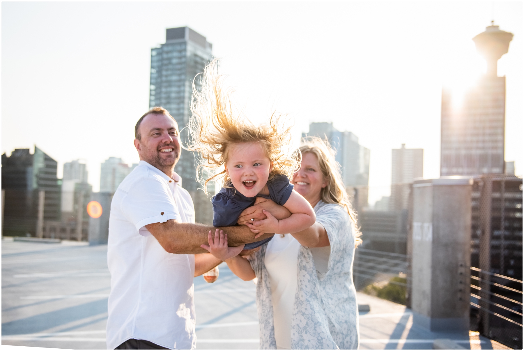 Calgary Skyline Family Photo Session