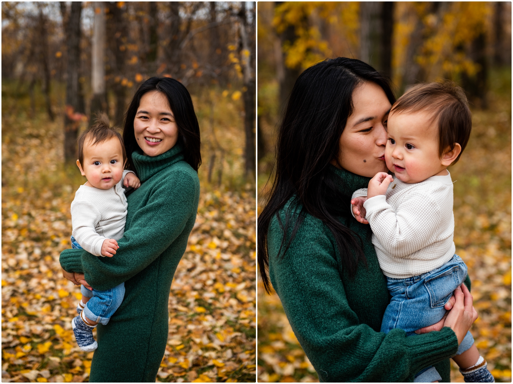 Autumn Family Photos Carburn Park Calgary