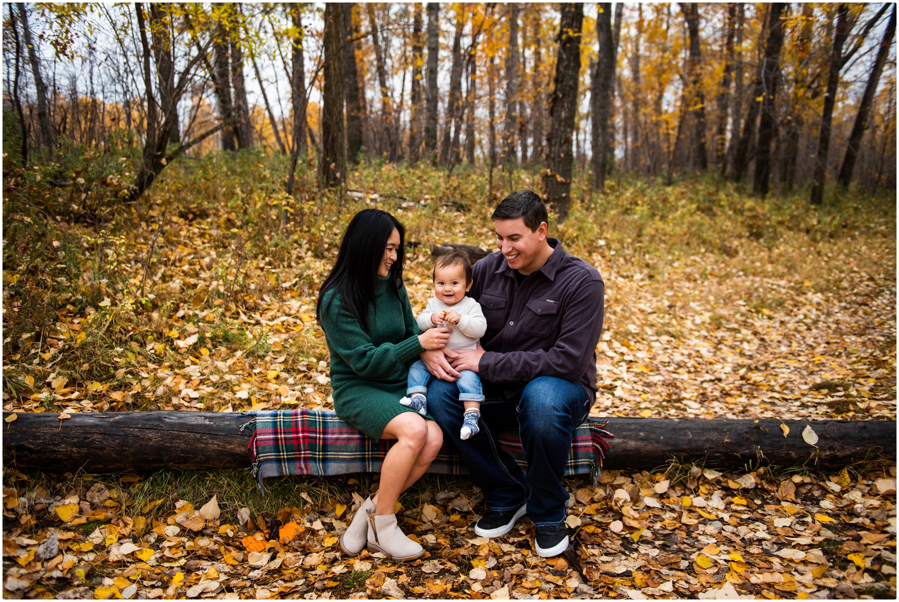 Autumn Family Session Carburn Park Calgary.