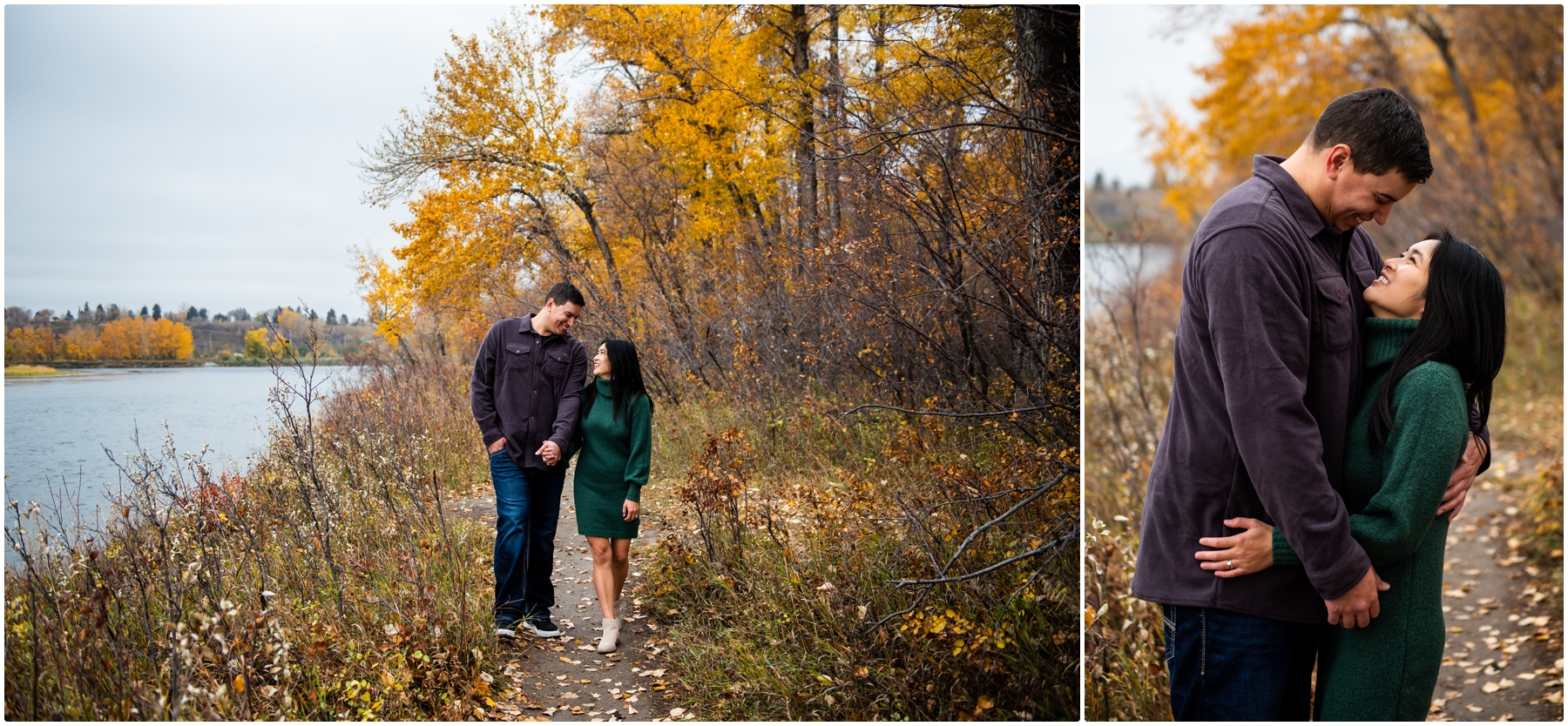 Calgary Fall Couple Photographer