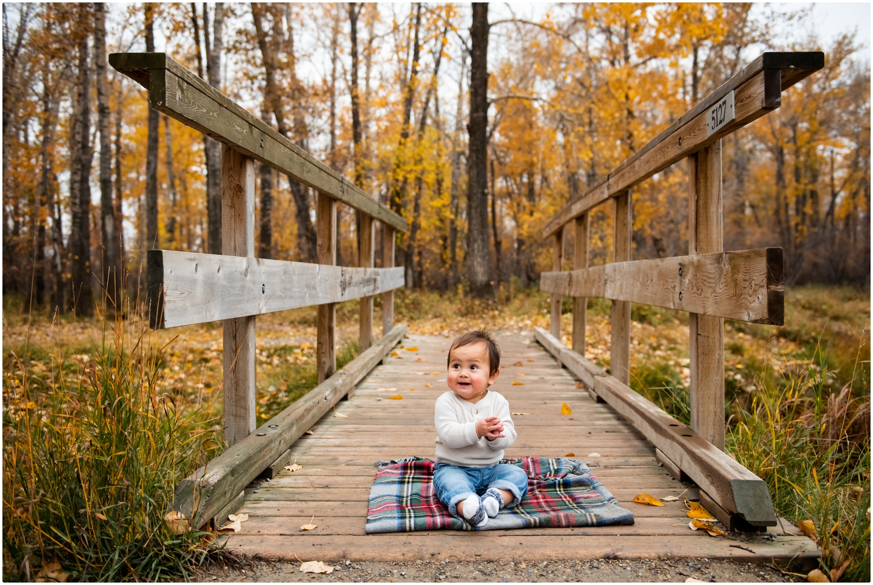 Calgary Fall Family Photographer Carburn Park