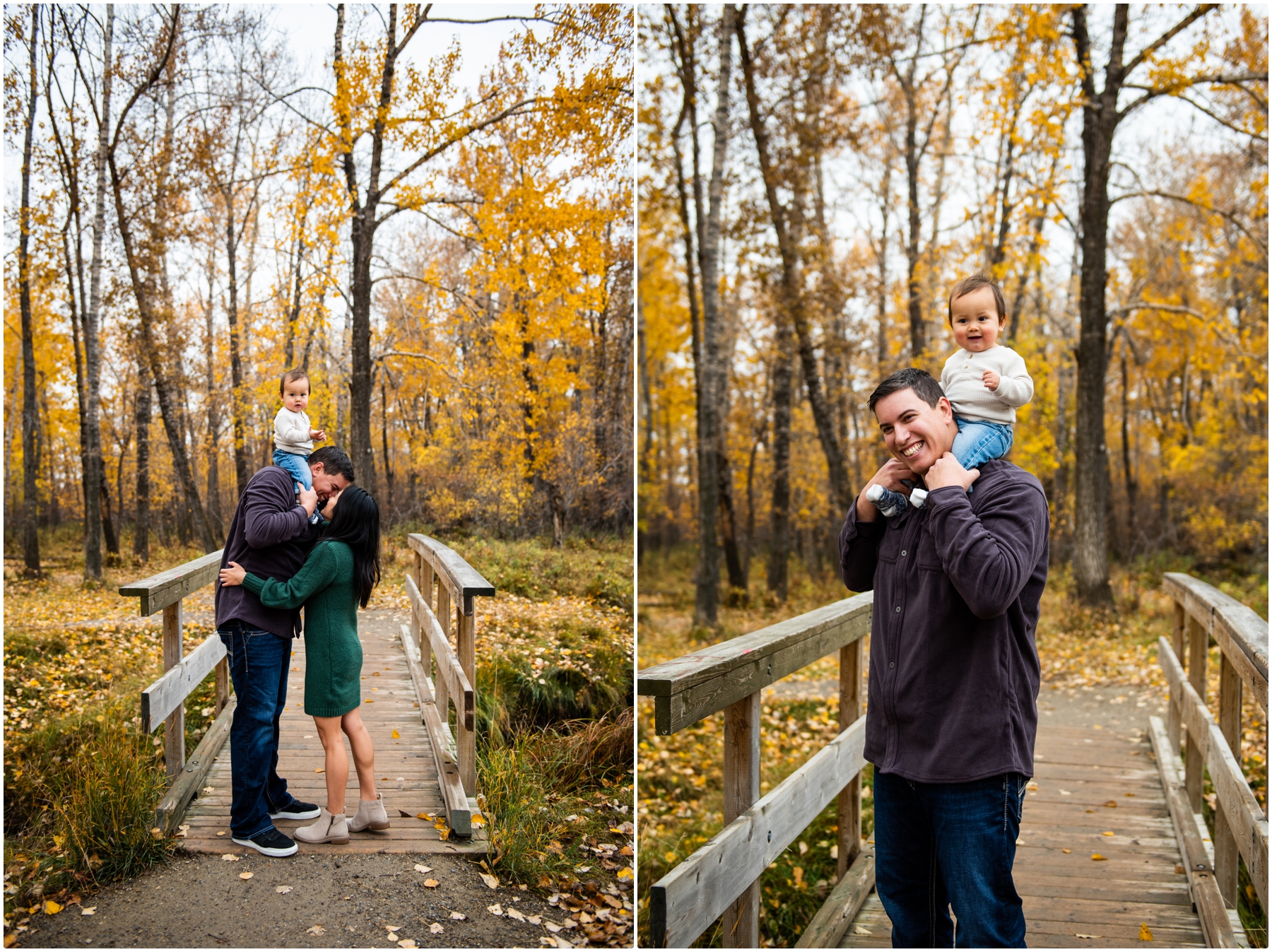 Calgary Fall Family Photography Carburn Park