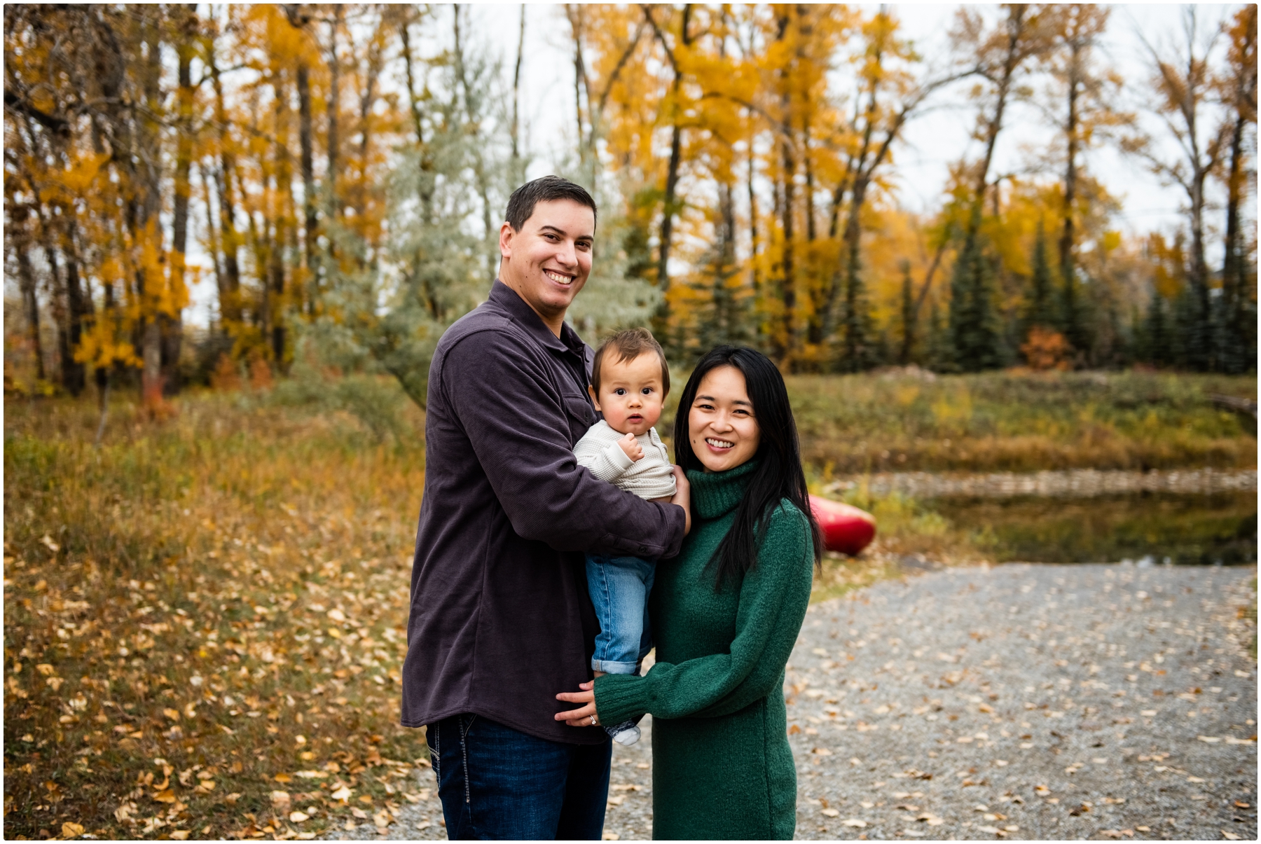 Calgary Fall Family Session Carburn Park