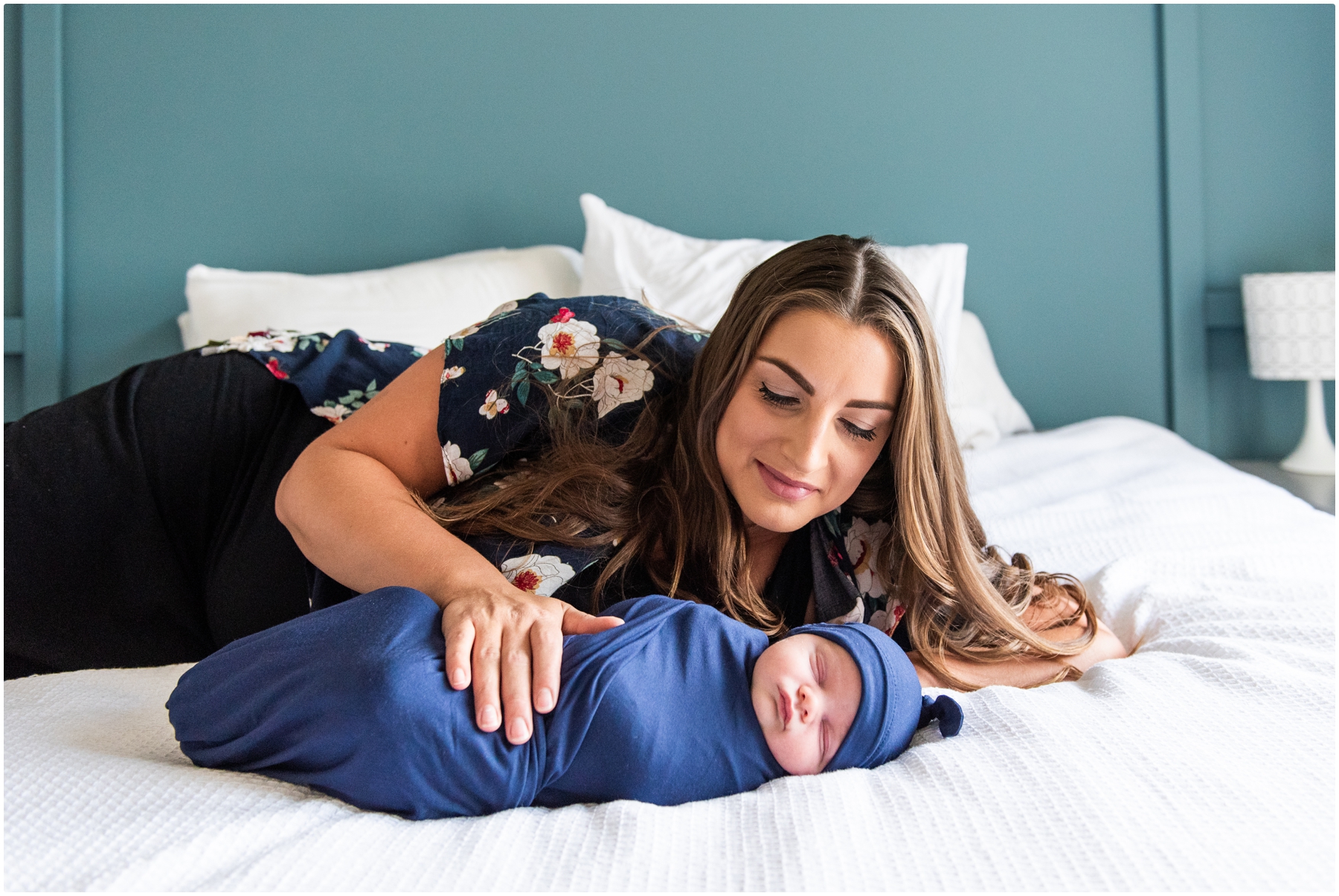 Mom & Baby Newborn Photos Calgary