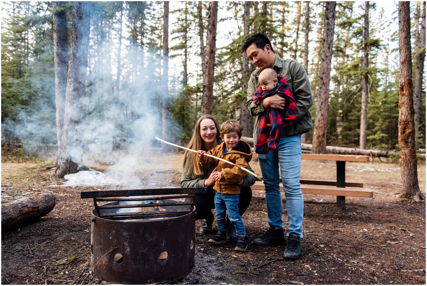 Calgary Campfire Family Session