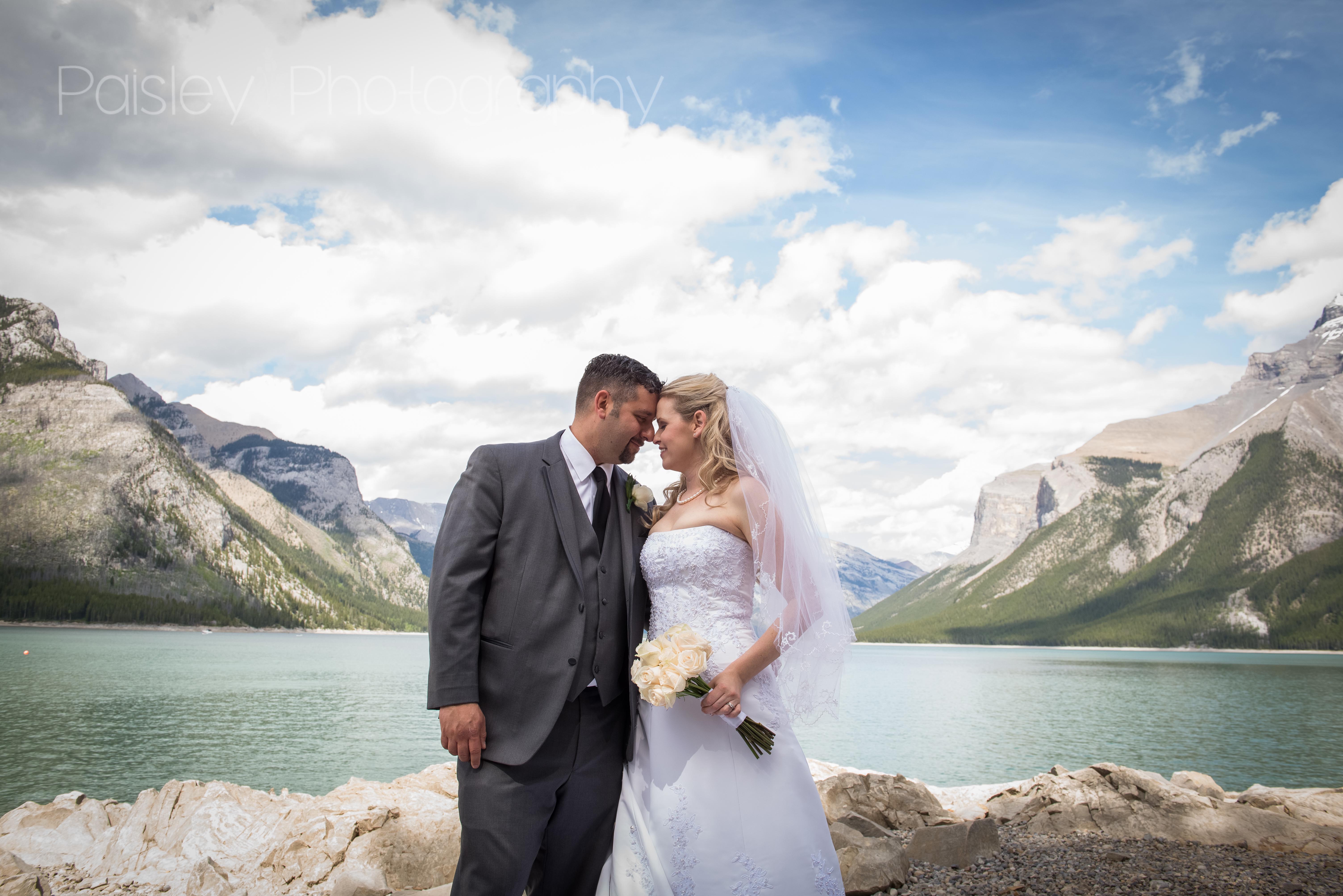 Lake Minnewanka Wedding Banff