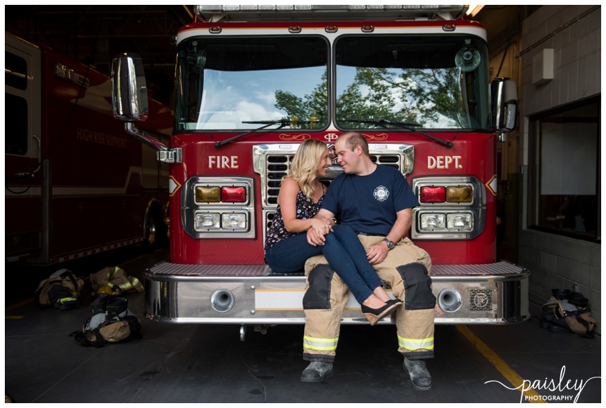 Fire Hall Engagement Photography Calgary