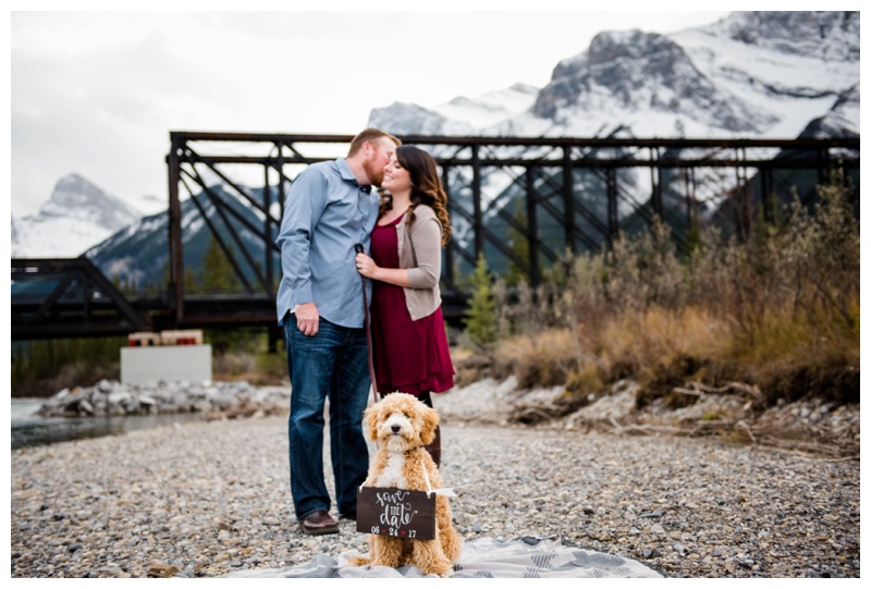 Save The Date Photography with Dogs