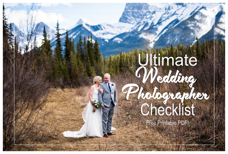 Ultimate Wedding Photographer Checklist - Free Printable