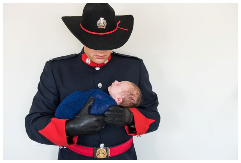 Calgary Police Themed Newborn Photos